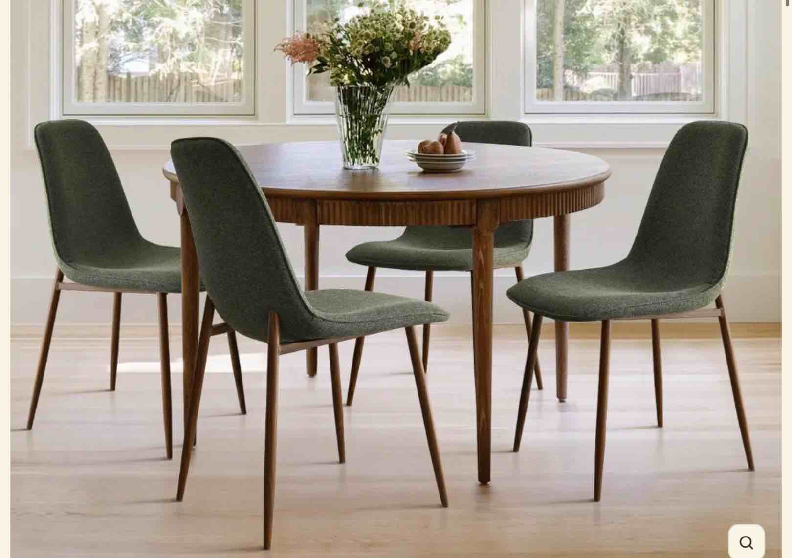 Oslo Modern Upholstered Dining Chair (Set of 4)