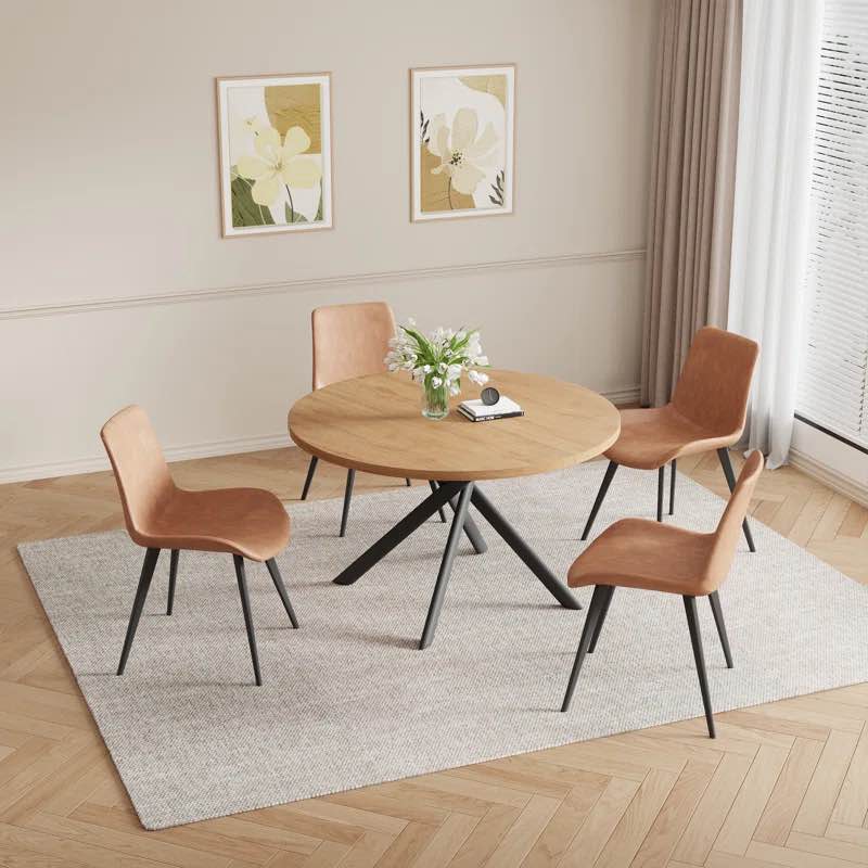 45.3"L Modern Kitchen Dining Table With 32.4"H Dining Chair (incomplete 1 box only consisting of table no chairs)