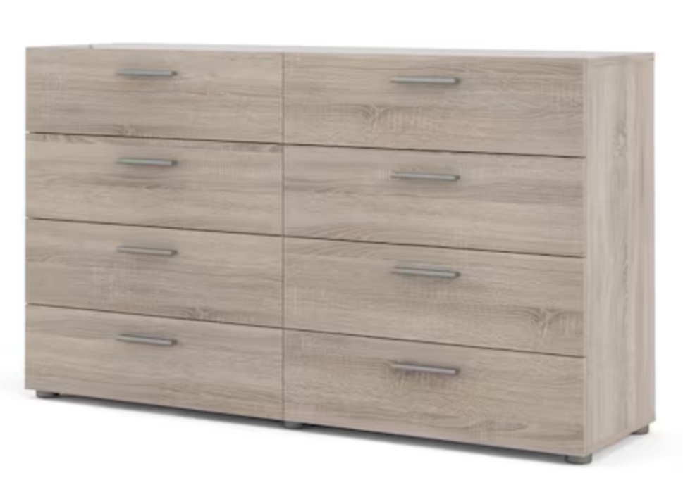 Austin 8-Drawer Truffle Double Dresser (incomplete 1 box only)