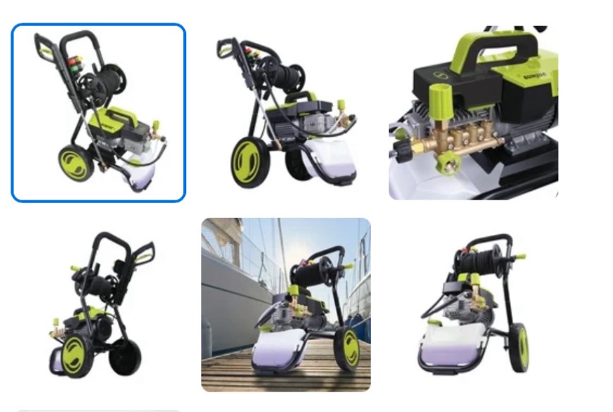 Sun Joe SPX9006-PRO Commercial Series Cold Water Electric Pressure Washer, 12.15 HP Motor, Hose Reel, Direct Drive Crank Shaft