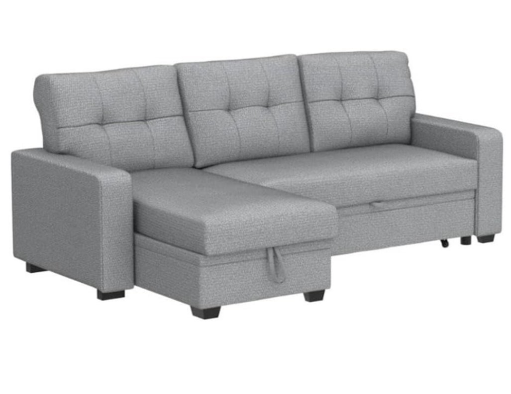 devion furniture dv1802-l-3, LEFT ARM ONLY, incomplete set, LIGHT GREY 