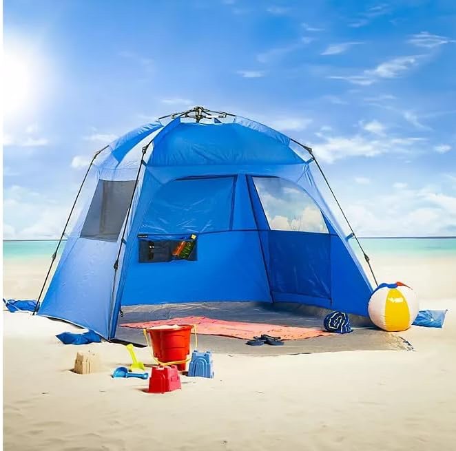 Member's Mark Instant Sun Shelter, Blue (used) 