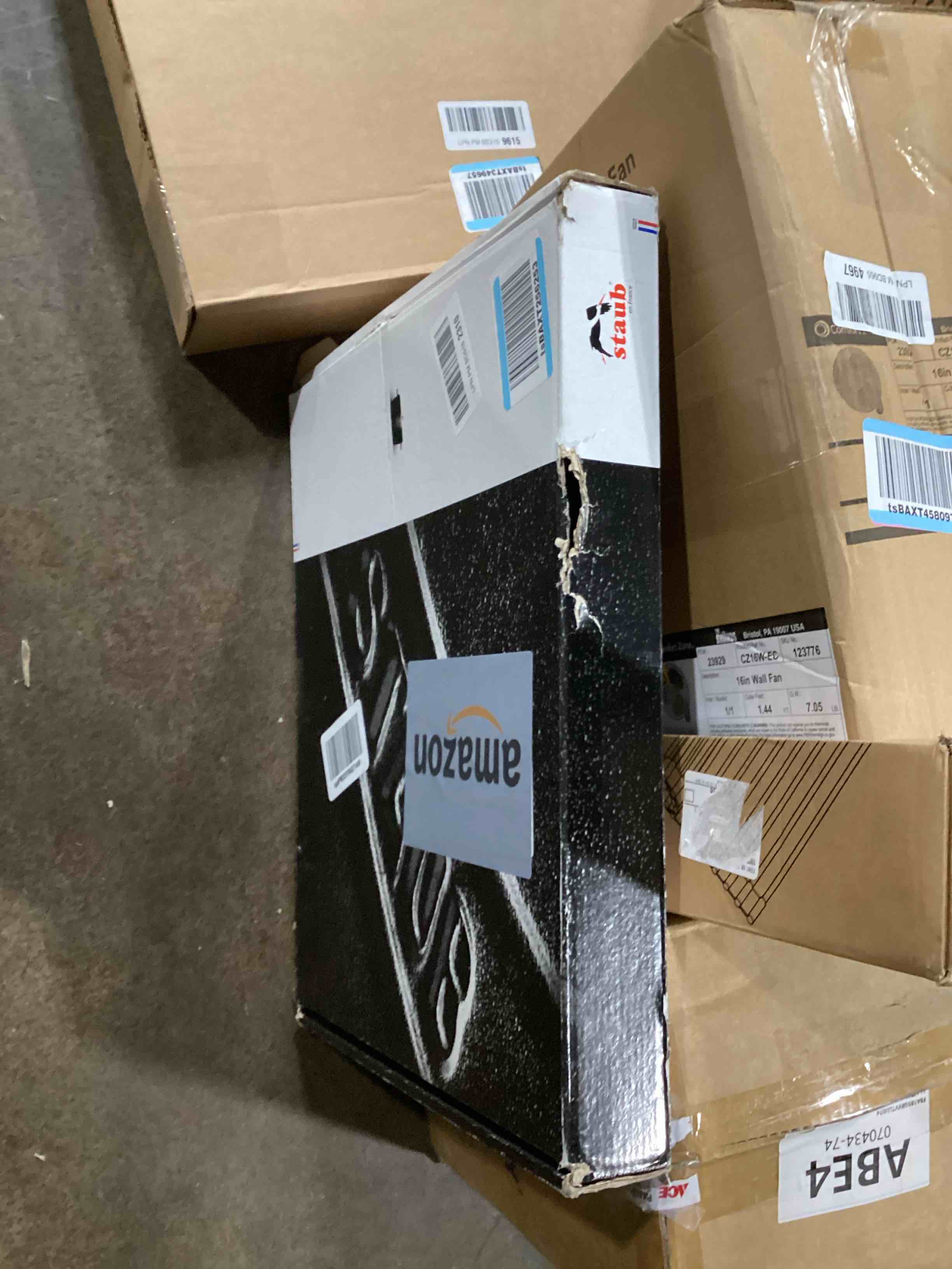 Staub Cast Iron 12inch Square Grill Pan Matte Black, Made in France