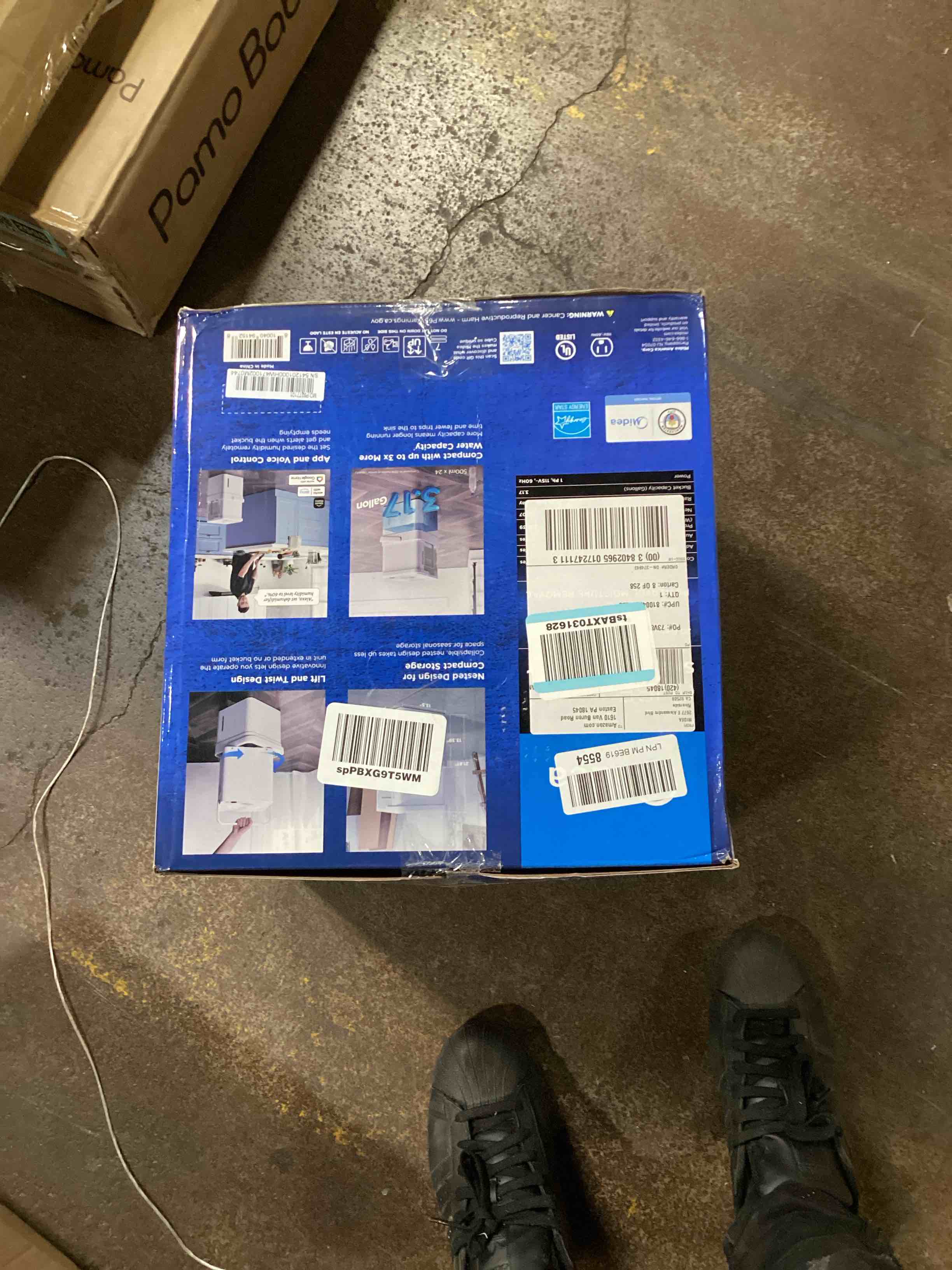 Midea Cube 20 Pint Dehumidifier for Basement and Rooms at Home for up to 1,500 Sq. Ft., Smart Control, Works with Alexa (White), Drain Hose Included, ENERGY STAR Most Efficient 2023