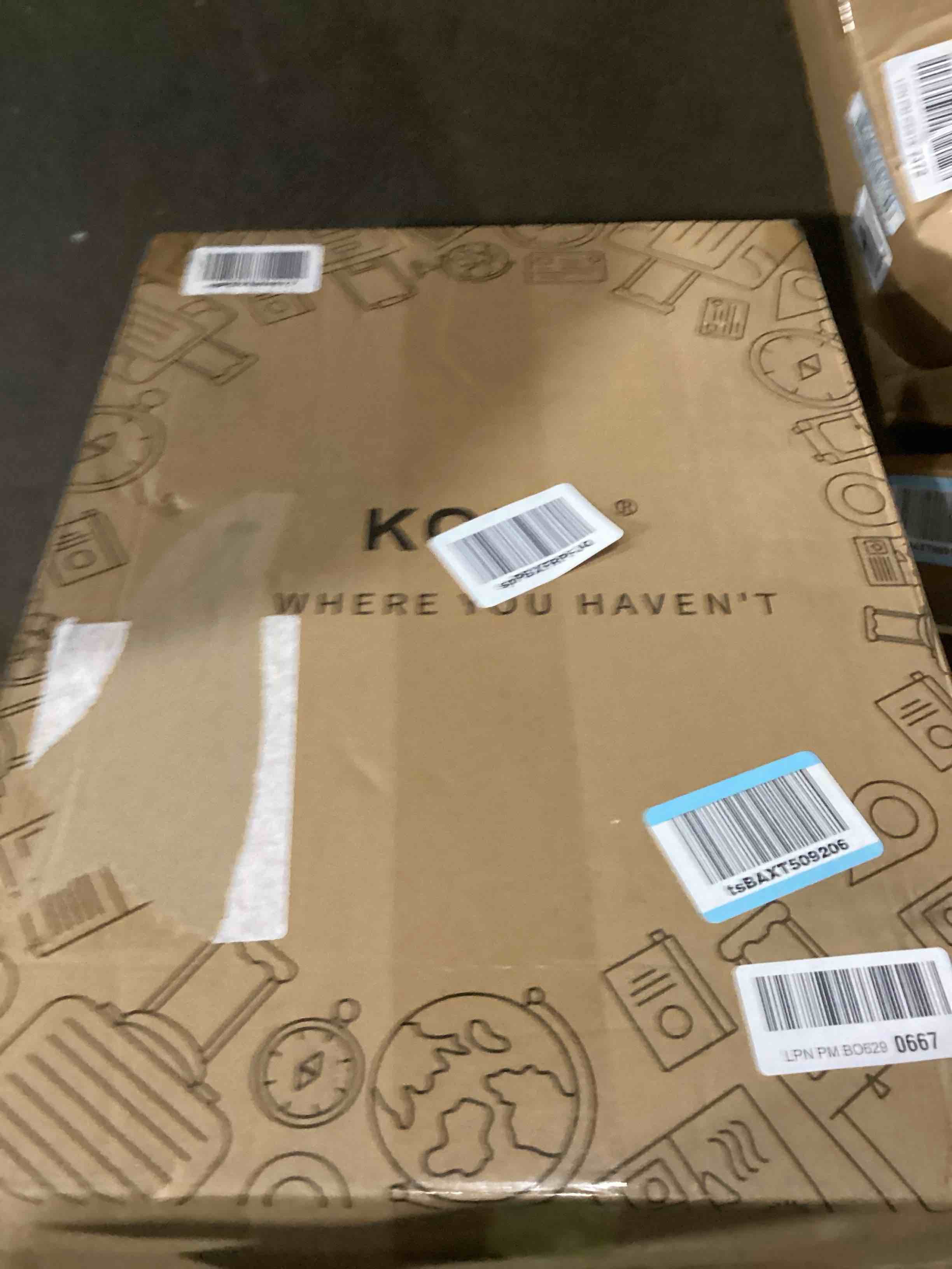 Kono 20'' Carry on Luggage Lightweight with Spinner Wheel TSA Lock