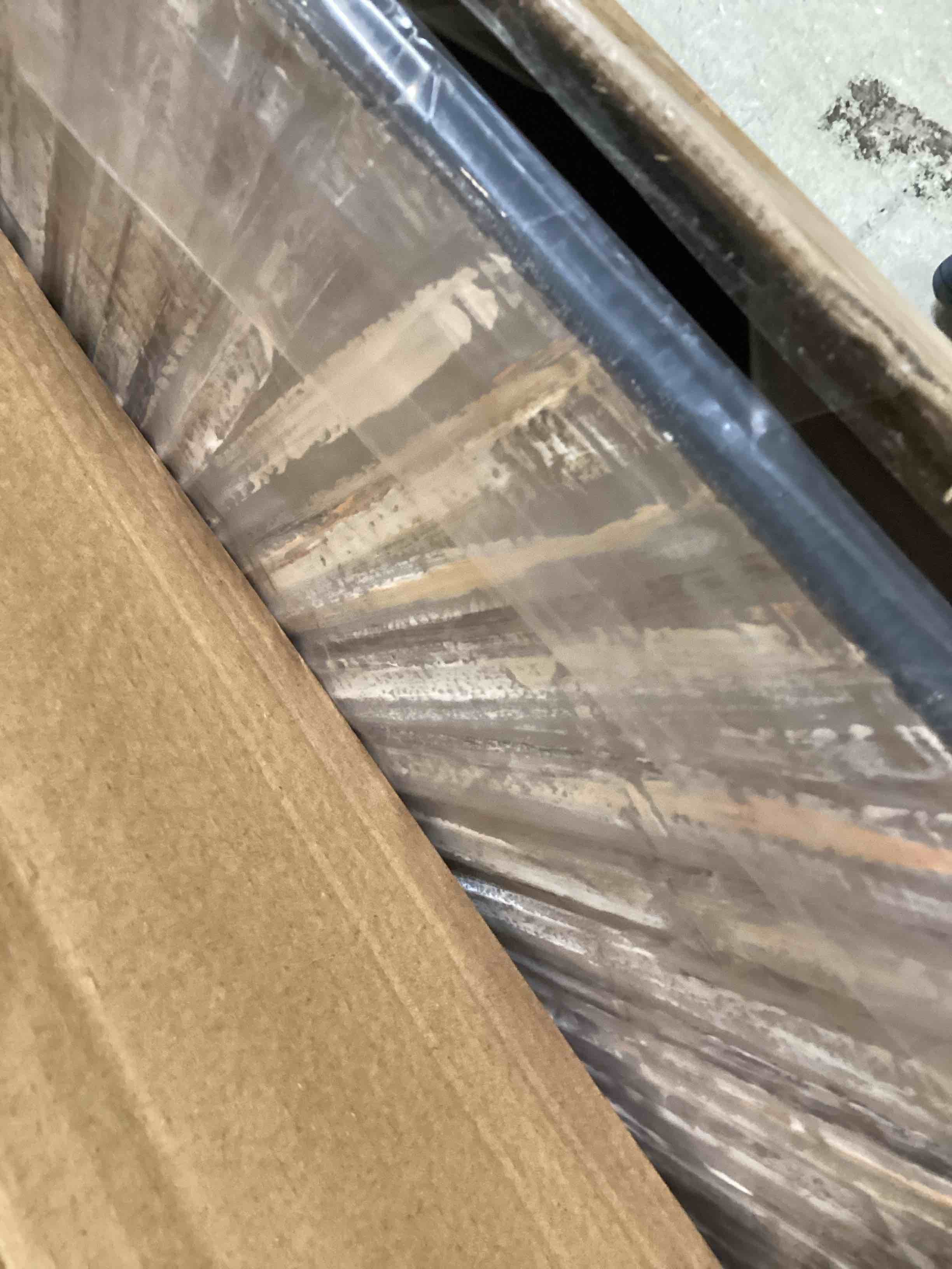 AZAVY Art,35x35Inch Pure Hand Painted Textured Abstract Multicolor Oil