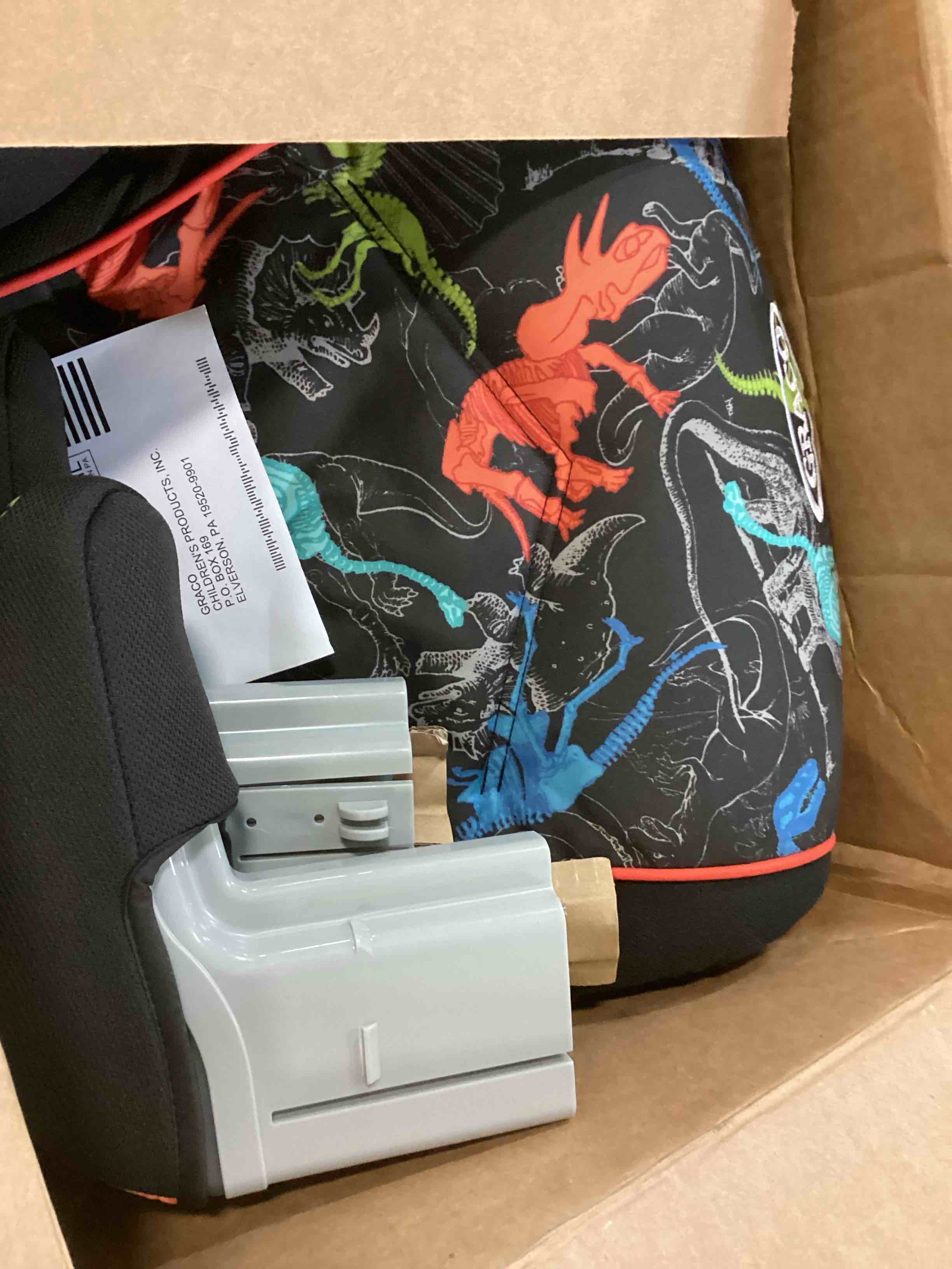 Graco TurboBooster Backless Booster Car Seat, Dinorama