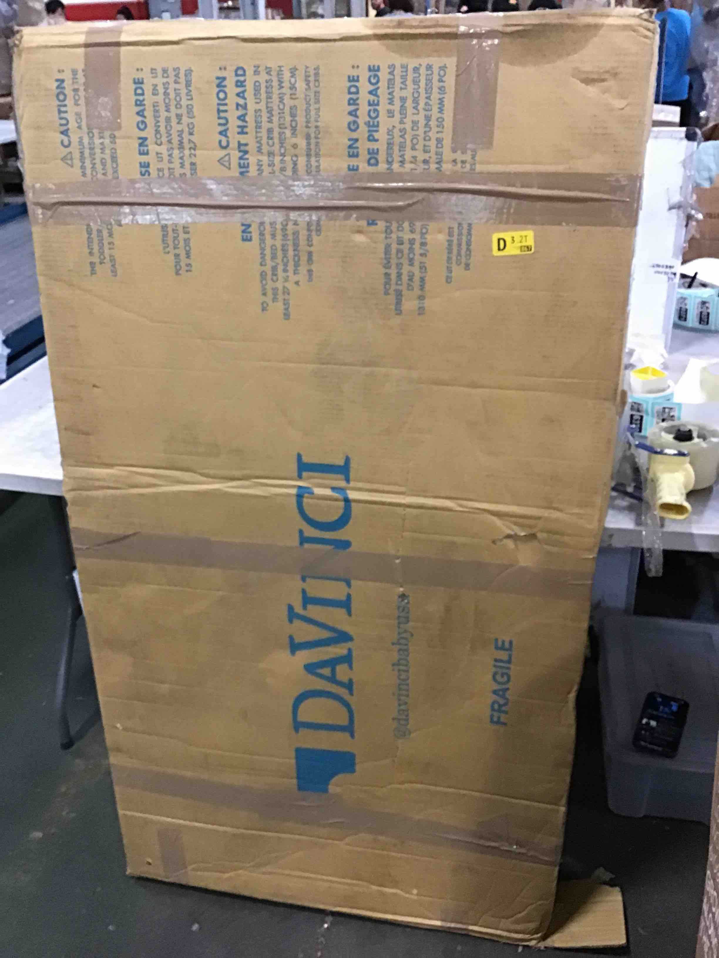 DaVinci Union 4in1 Convertible Crib in Grey, Greenguard Gold Certified