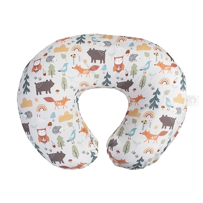 Boppy Nursing Pillow Original Support, Notebook, Ergonomic Nursing Essentials for Bottle and Breastfeeding, Firm Fiber Fill, with Removable Nursing Pillow Cover, Machine Washable