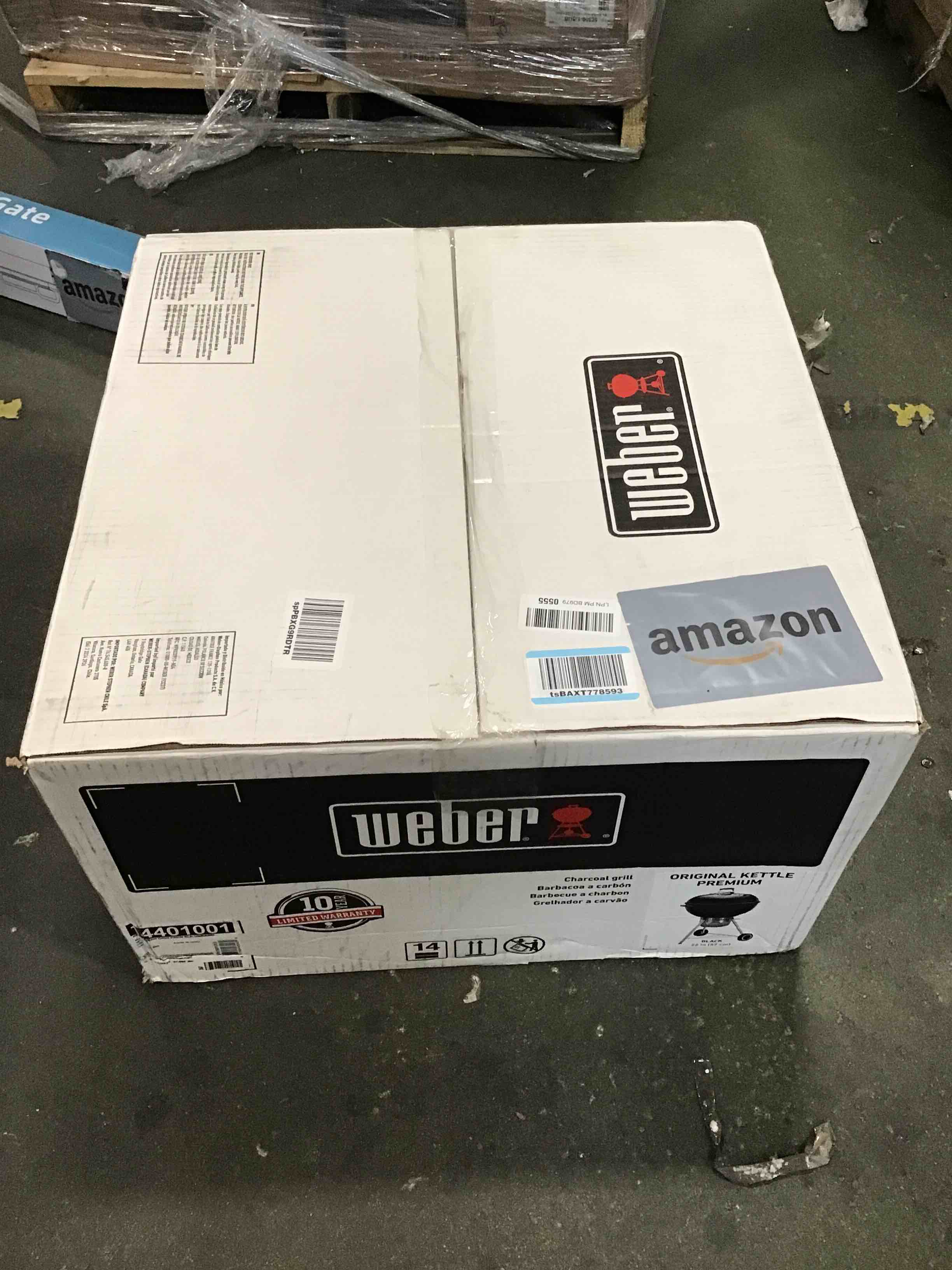 er Original Kettle Premium Charcoal Grill, 22Inch, Black