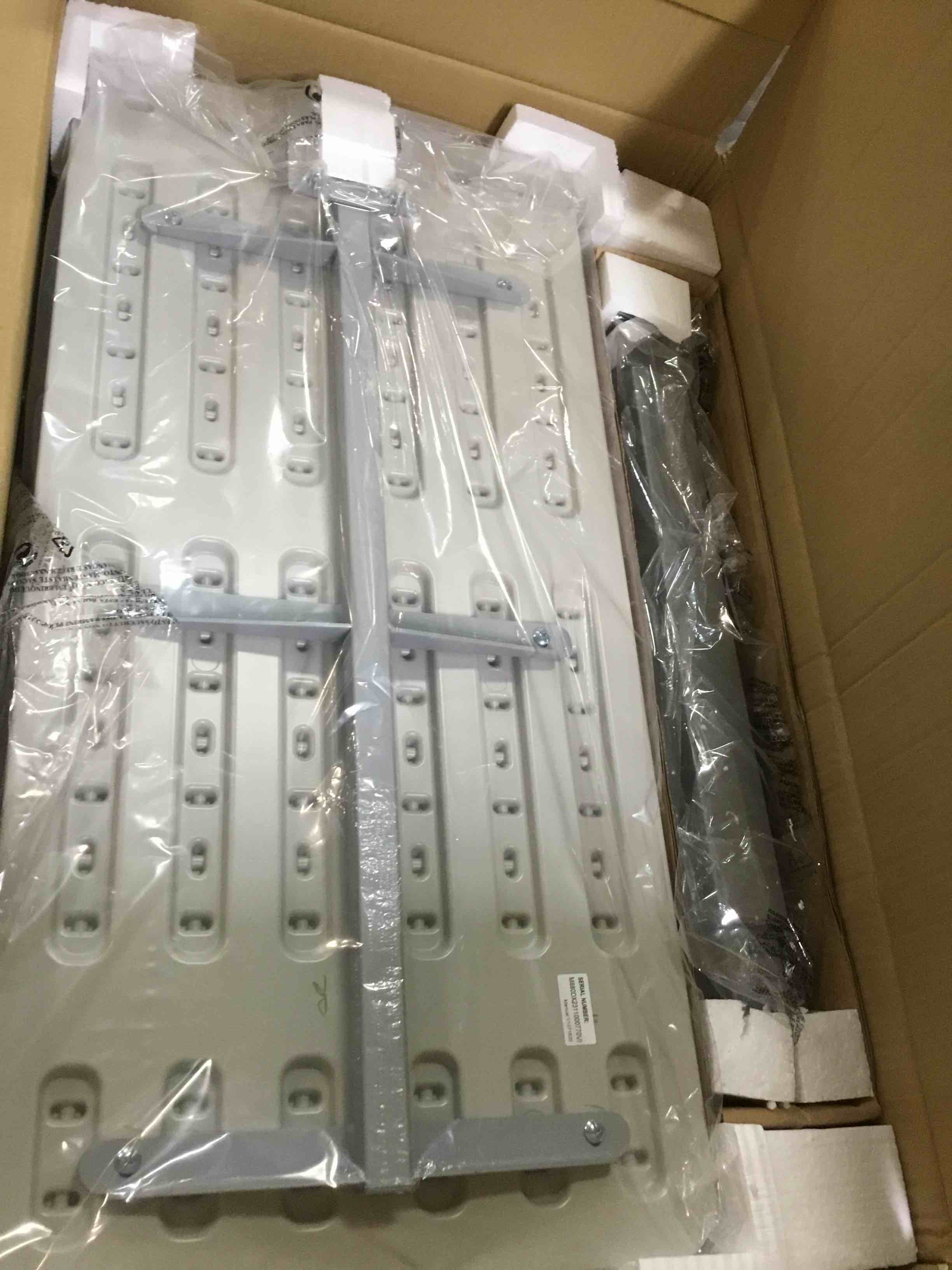 Vaunn Medical Adjustable Overbed Bedside Table with Wheels (Hospital