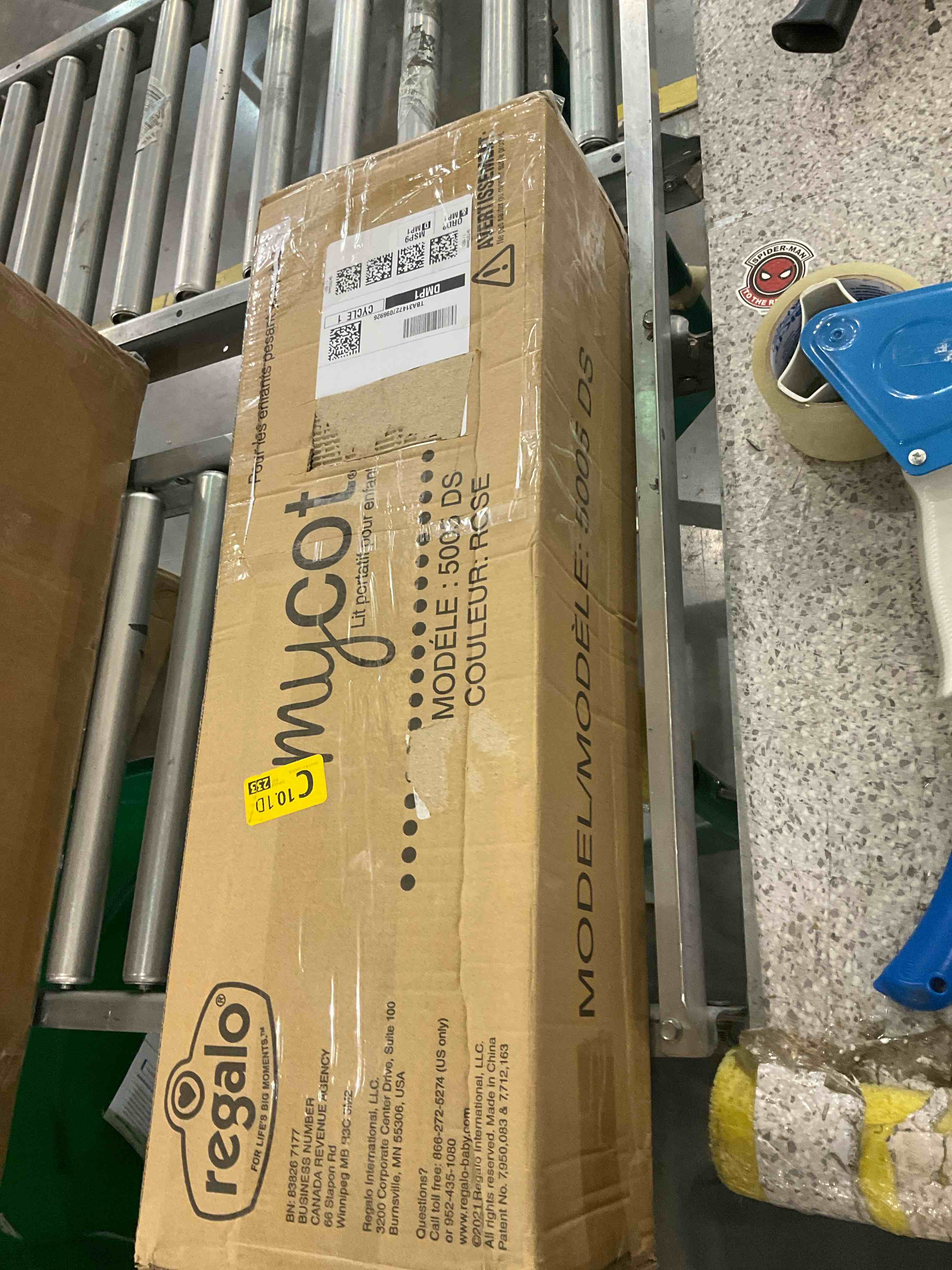 Regalo My Cot Portable Toddler Bed with Fitted Sheet  Pink