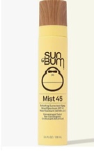 PACK OF 4)) Sun Bum Original SPF 45 Sunscreen Face Mist | Vegan and Hawaii 104 Reef Act Compliant (Octinoxate & Oxybenzone Free) Broad Spectrum Moisturizing UVA/UVB Sunscreen with Witch Hazel | 3.4 oz