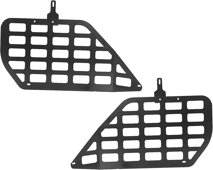 Modular Cargo Shelf, Aluminum Stainless Steel Strong Bearing Capacity High Hardness Side Window Shelf Racks for Car Brand: BYERZ