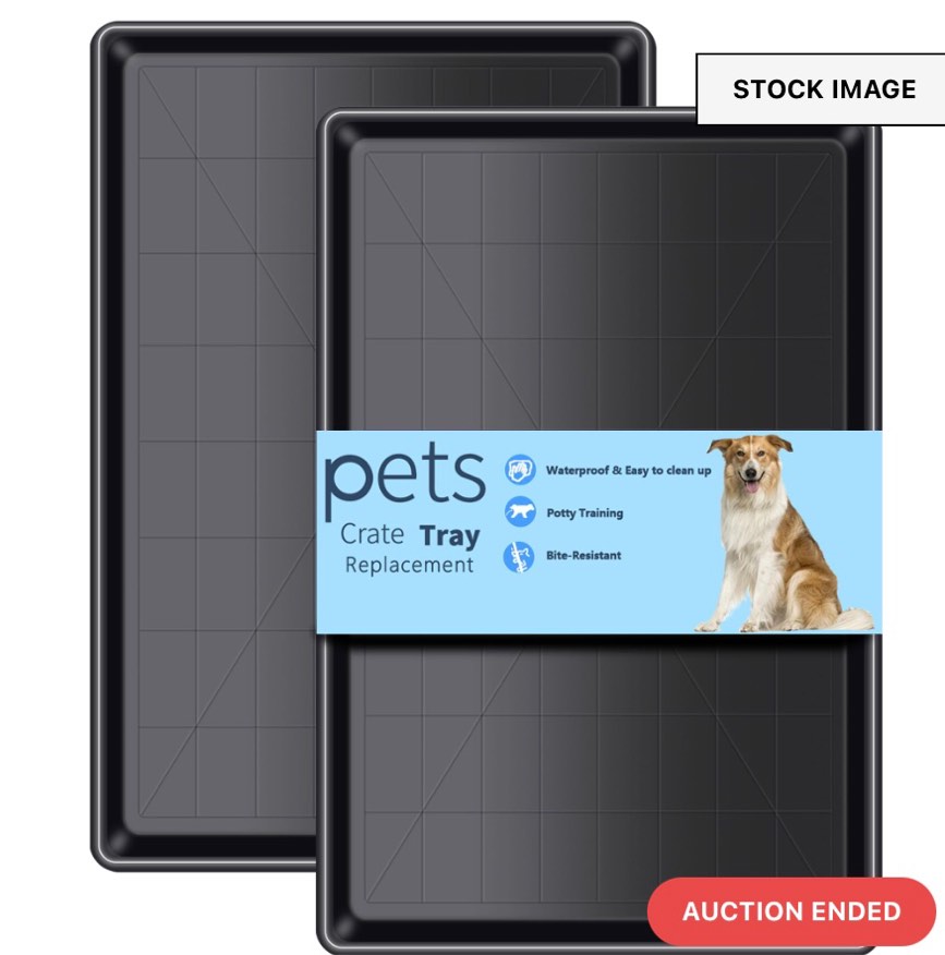 Dog Crate Tray Replacement 35" Dog Crate Pan for Chew Proof Potty Training-Sturdy, 