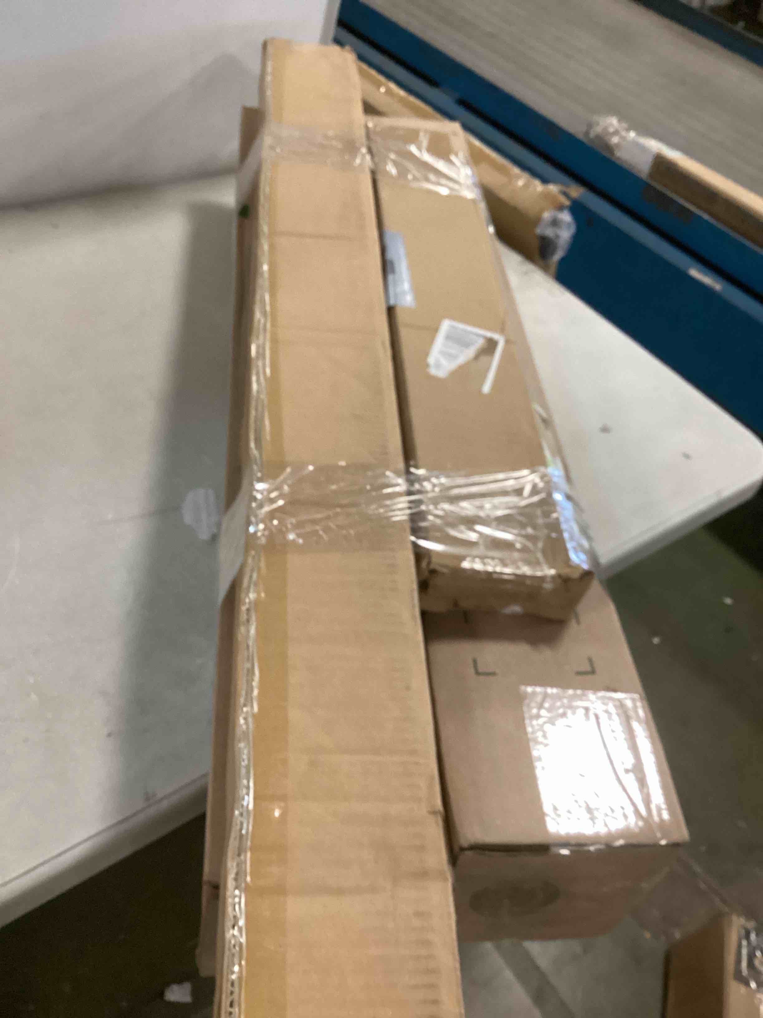 Assortment of Miscellaneous products (May Include cordless shade, curtain rods, retractable baby gate, Led universal linear lamp and more or other use)