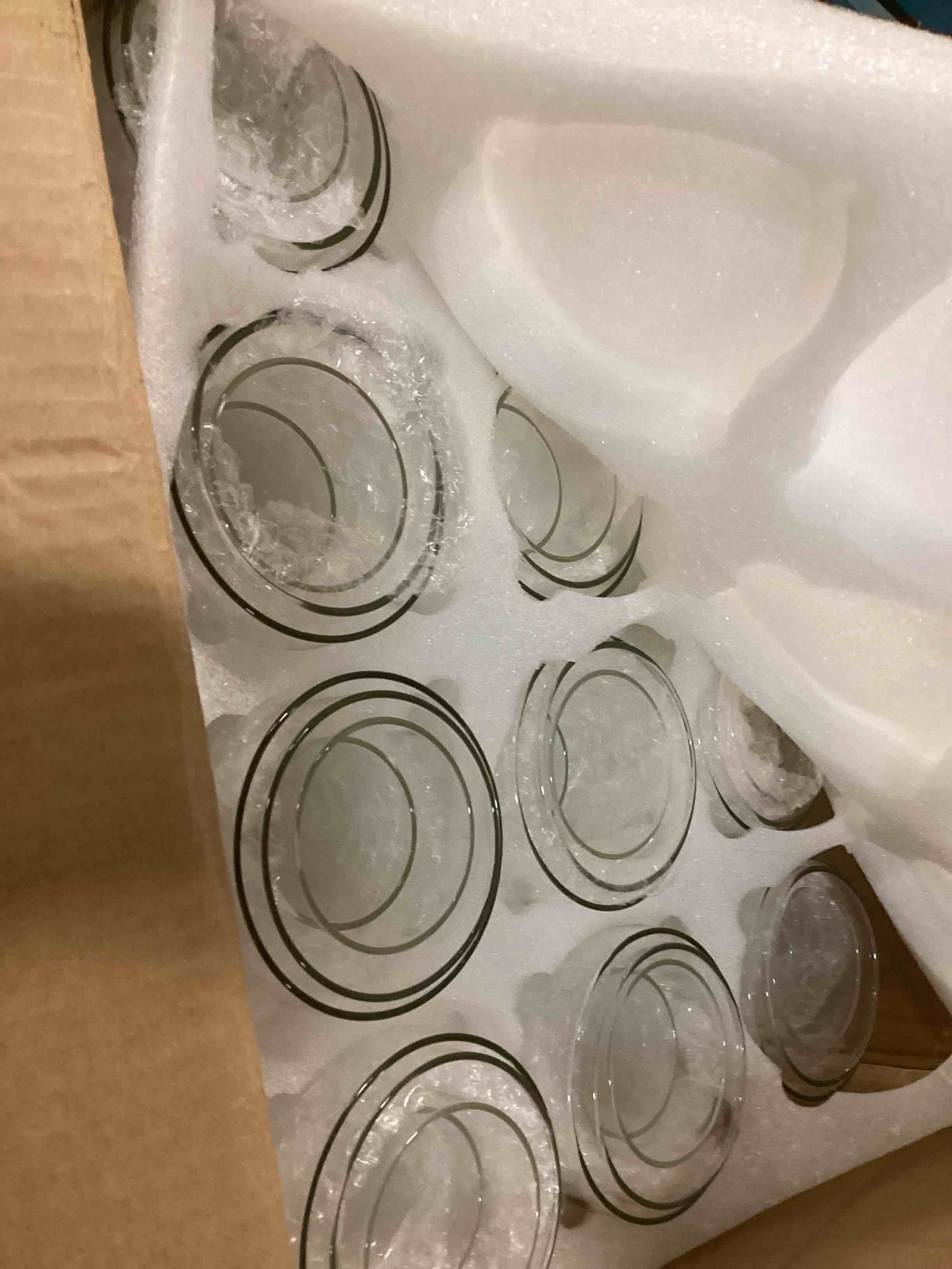 48 Pack Glass Cylinder Vases 4,6,8,10 Inch Tall Clear Flower Vase