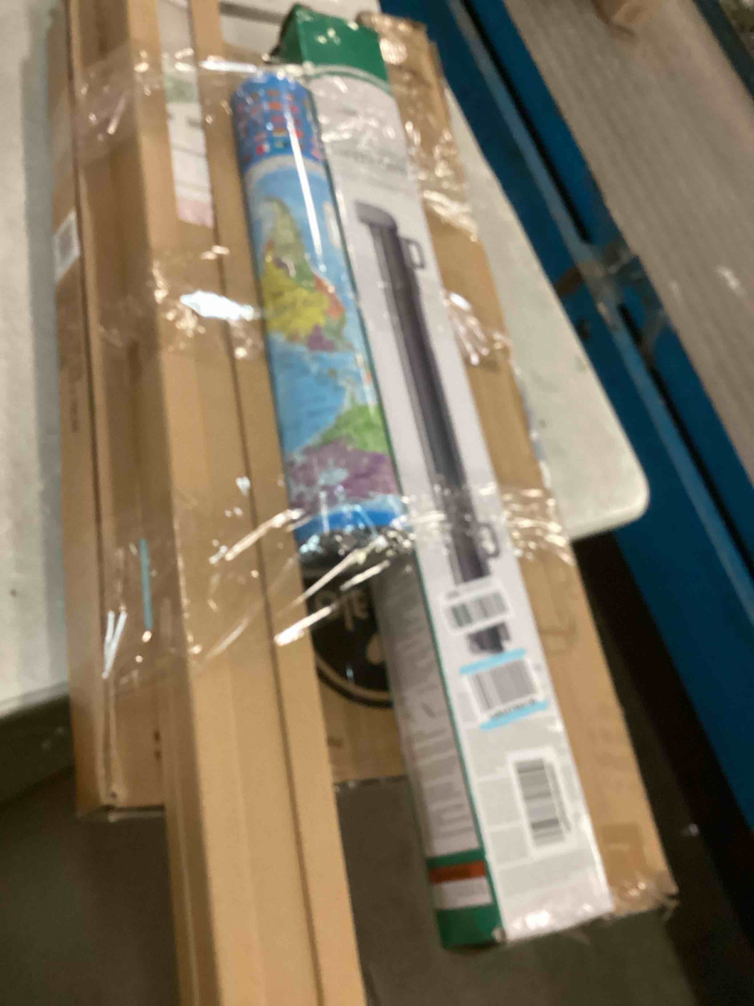 Assortment of Miscellaneous products (May Include cordless shade, curtain rods, retractable baby gate, Led universal linear lamp and more or other use)