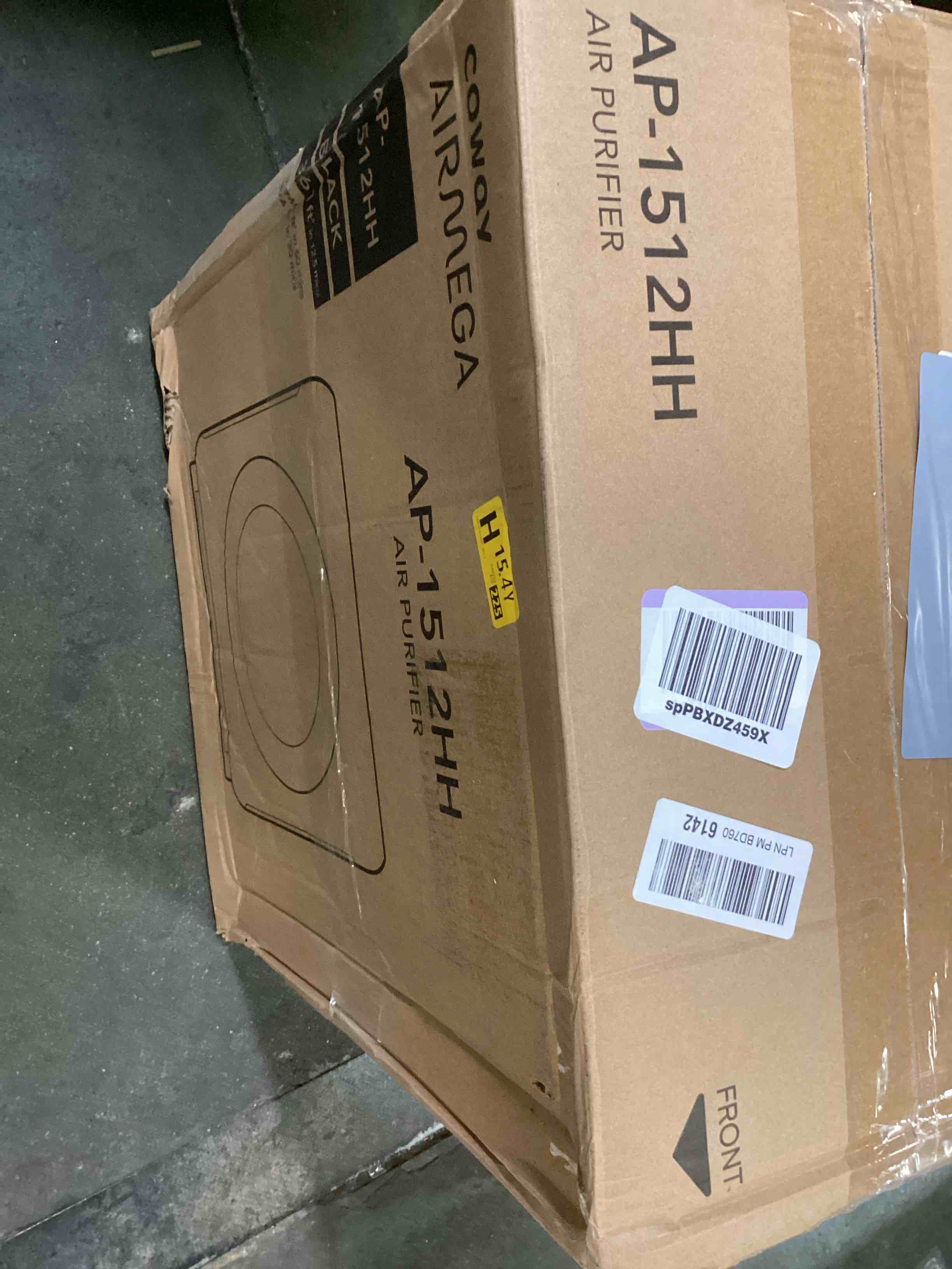 Coway Air Purifier Airmega AP1512HH(Black) True HEPA Air Purifier with