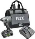 FLEX 24V Brushless Cordless 1/4-Inch Hex Compact Impact Driver Self-Tapping Screw Mode Kit with 2.5Ah Lithium Battery and 160W Fast Charger - FX1331-1A