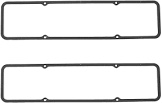 Wollvon Small Block Chevy Valve Cover Gasket Set 7484BOX 1628 Compatible with SBC 283 302 305 307 327 350 383 400 400 Race Engine