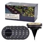 Member's Mark 6 Piece LED Solar Disc Lights - Oil-Rubbed Bronze (incomplete) (used)