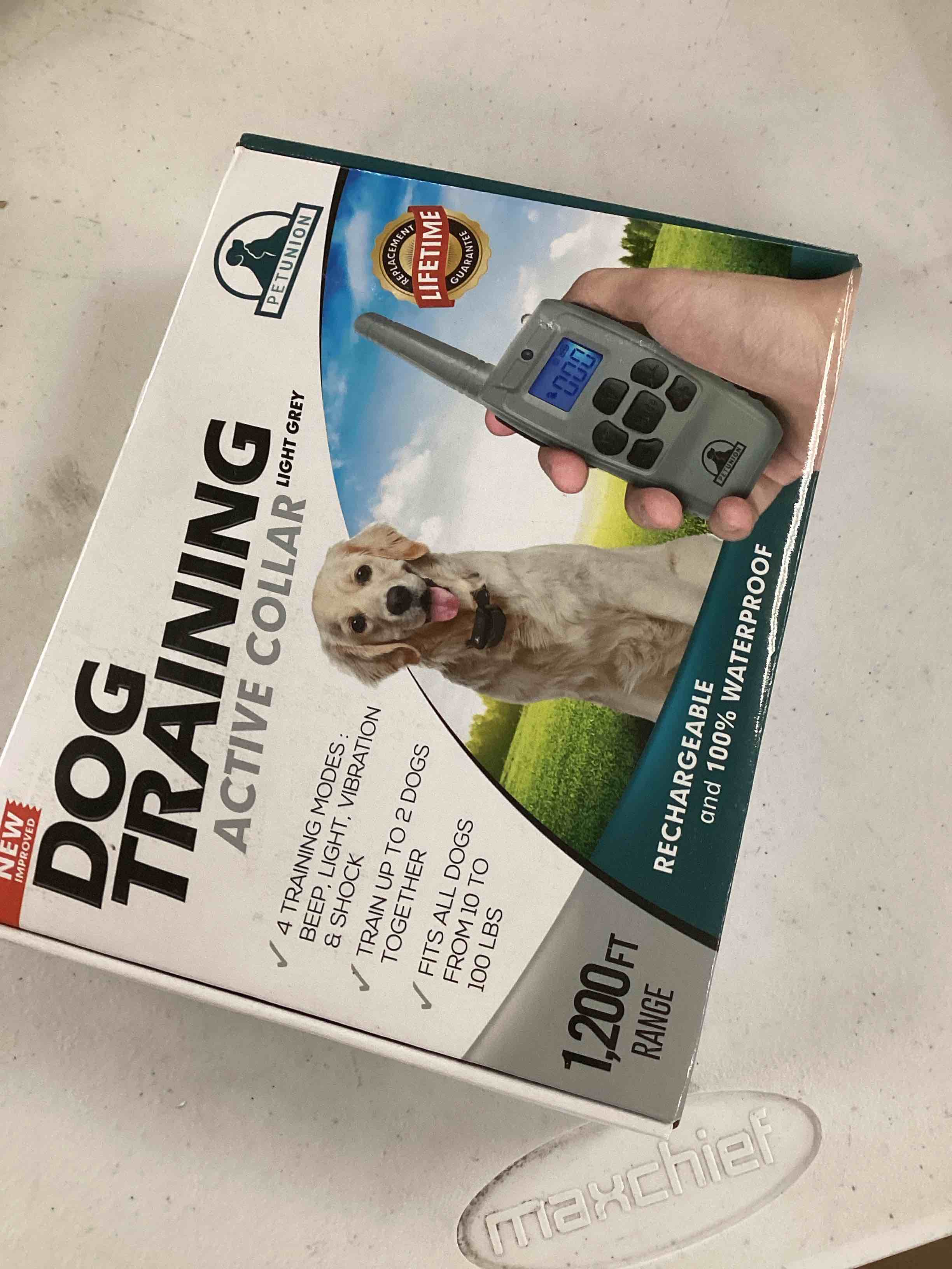 Pet Union PT0Z1 Premium Training Shock Collar for Dogs with Remote Fully Waterproof, 4