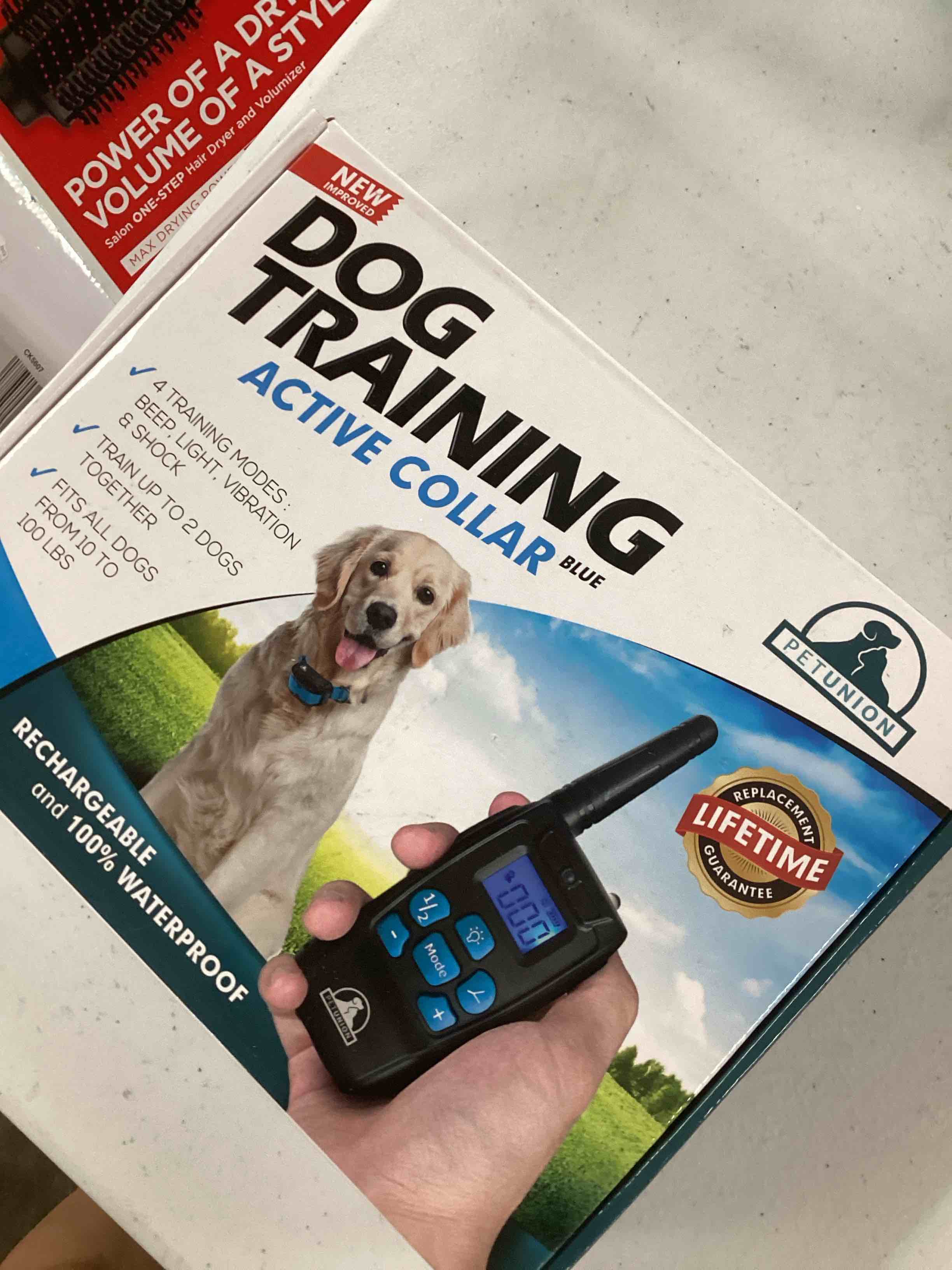 Pet Union PT0Z1 Premium Dog Training Shock Collar, Fully Waterproof, 1200ft Range