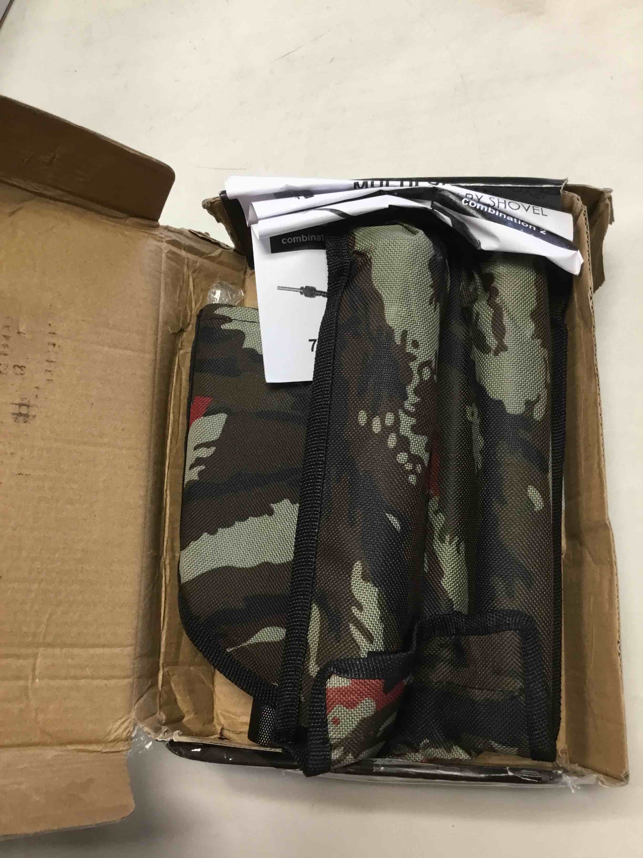 Grippi Survival Shovel Multitool 2" Hx10 Lx6 W Portable