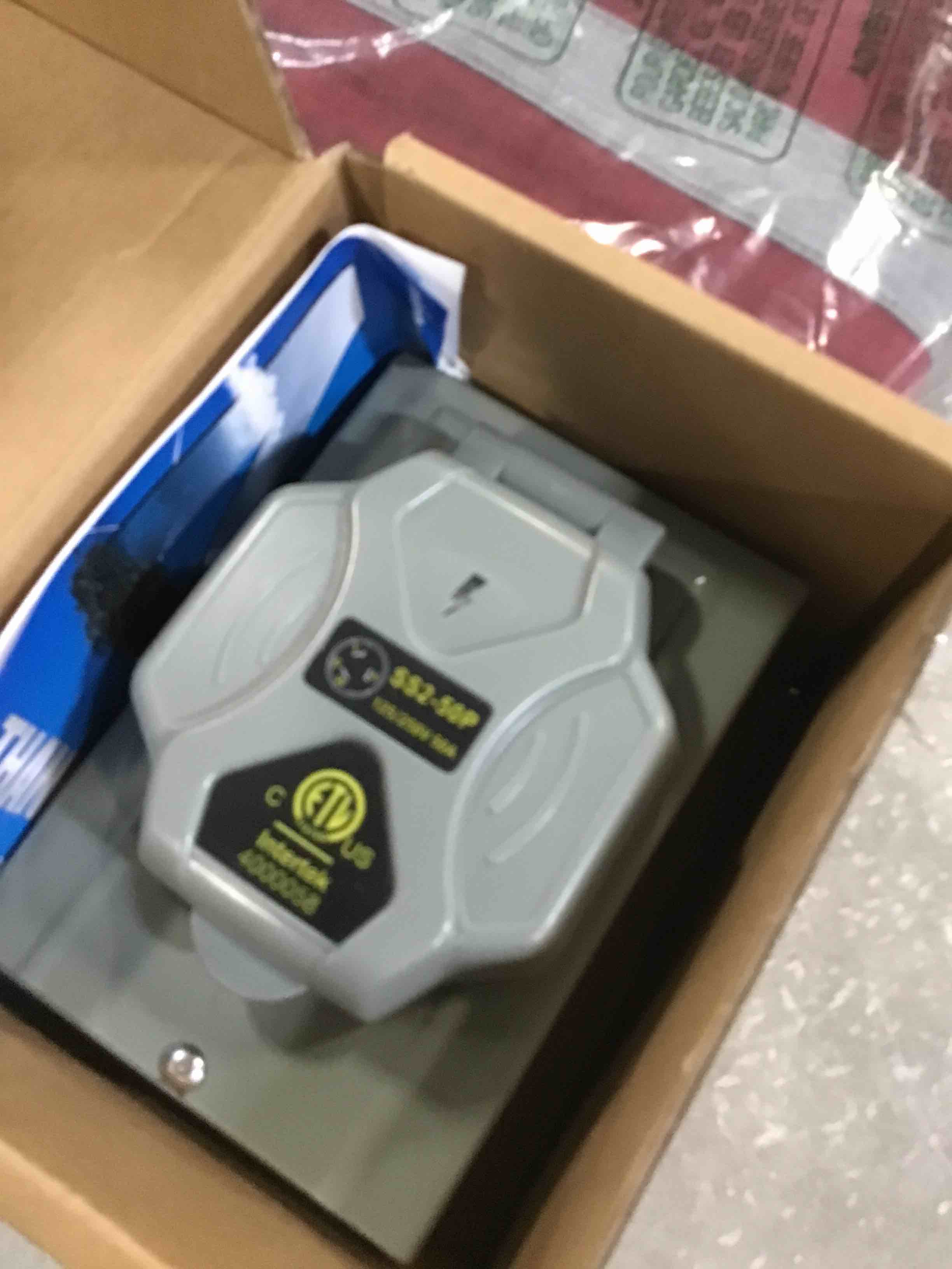 Nilight 30 AMP Generator Power Inlet Box 125/250V NEMA L14-30P Receptacle Box LED Indicator Pre-drilled ETL Listed Enclosed Lockable Box Waterproof Outlet for RV Camper Outdoor Use, 2 Year Warranty 30A Generator Box 3 Prong RV Accessory