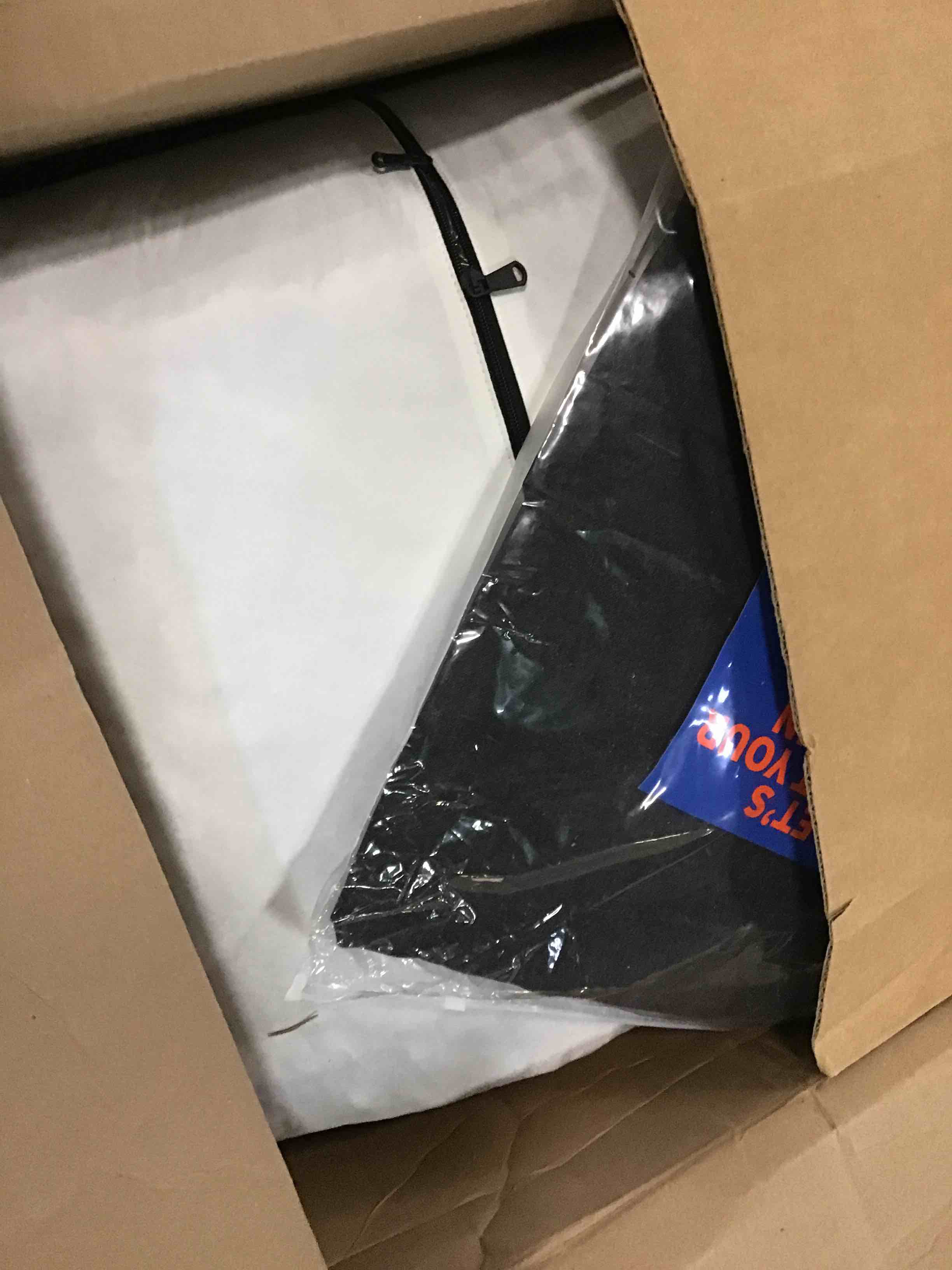 Big Joe Fuf XXL Foam Filled Bean Bag Chair with Removable Cover, Black