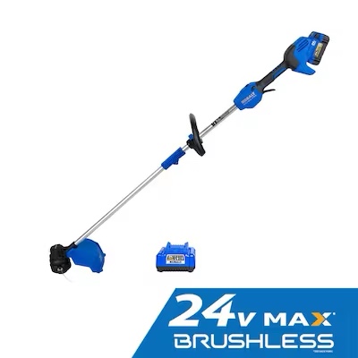 Kobalt 24-volt 14-in Straight Shaft Battery String Trimmer 4 Ah (Battery and Charger Included