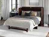 AFI, Northfield Murphy Bed Chest, Queen, Burnt Amber