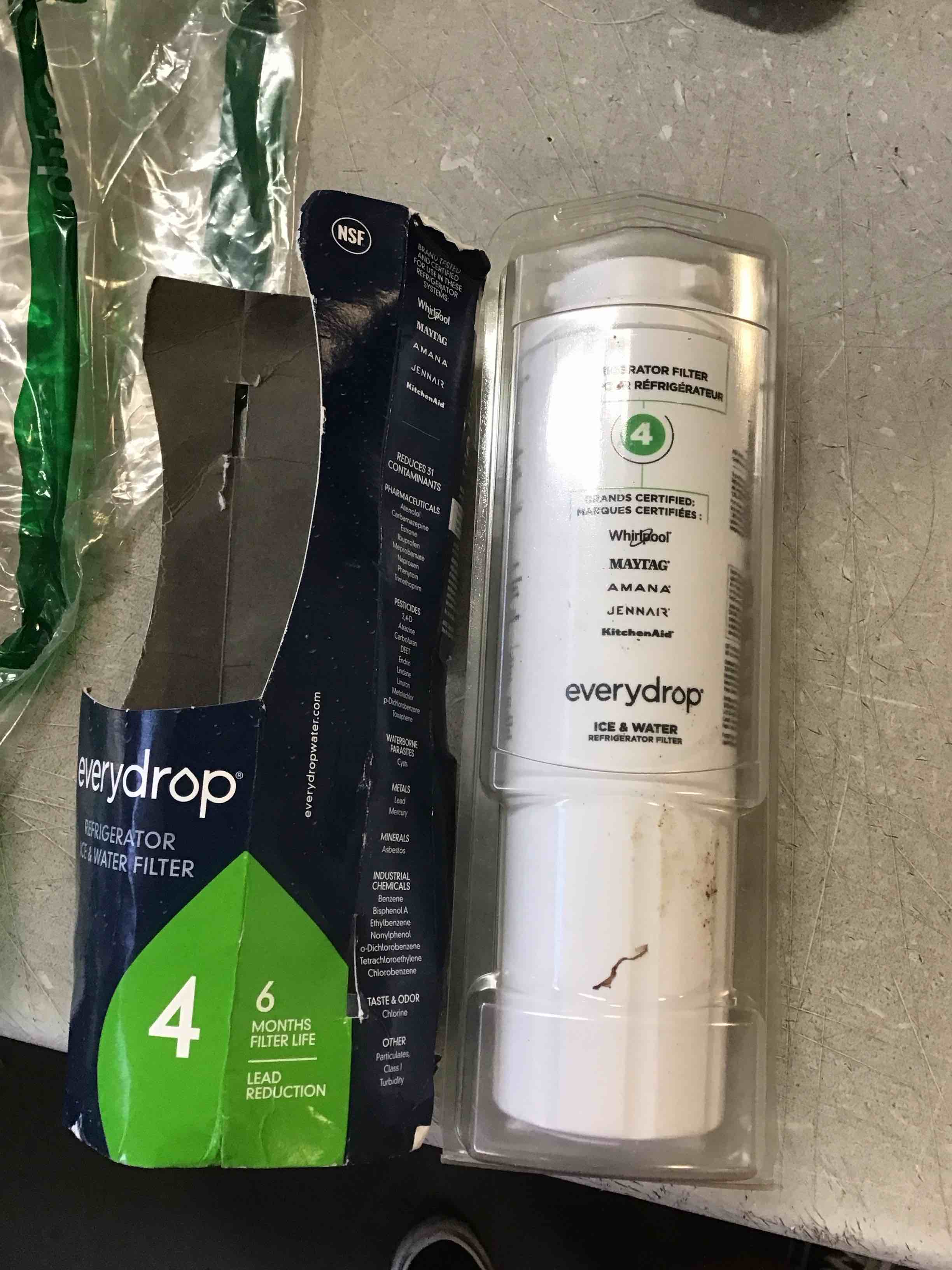 Everydrop by Whirlpool Ice and Water Refrigerator Filter 4, EDR4RXD1