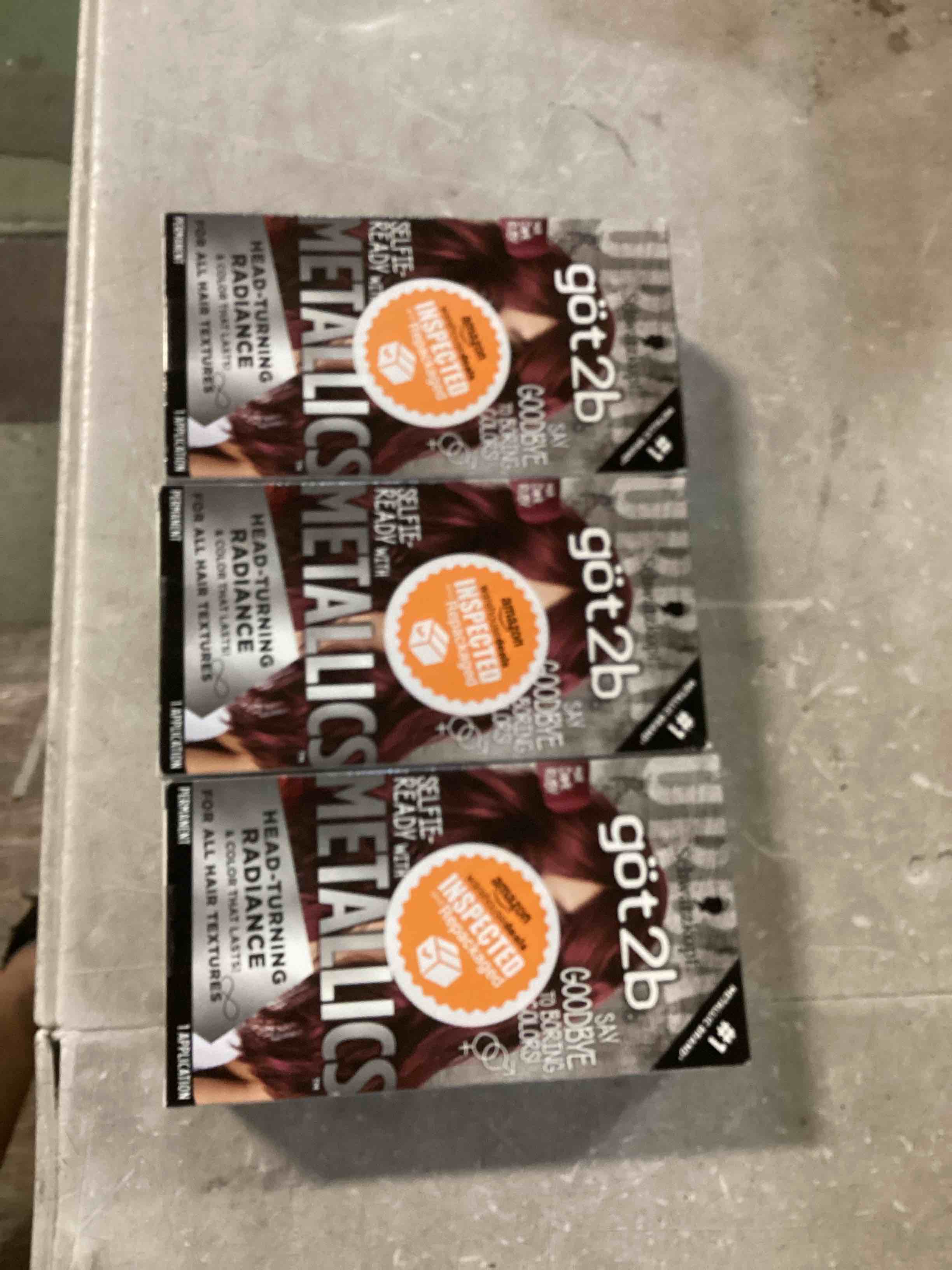 Schwarzkopf Got2b Metallics Permanent Hair Color, M68 Dark Ruby Dark