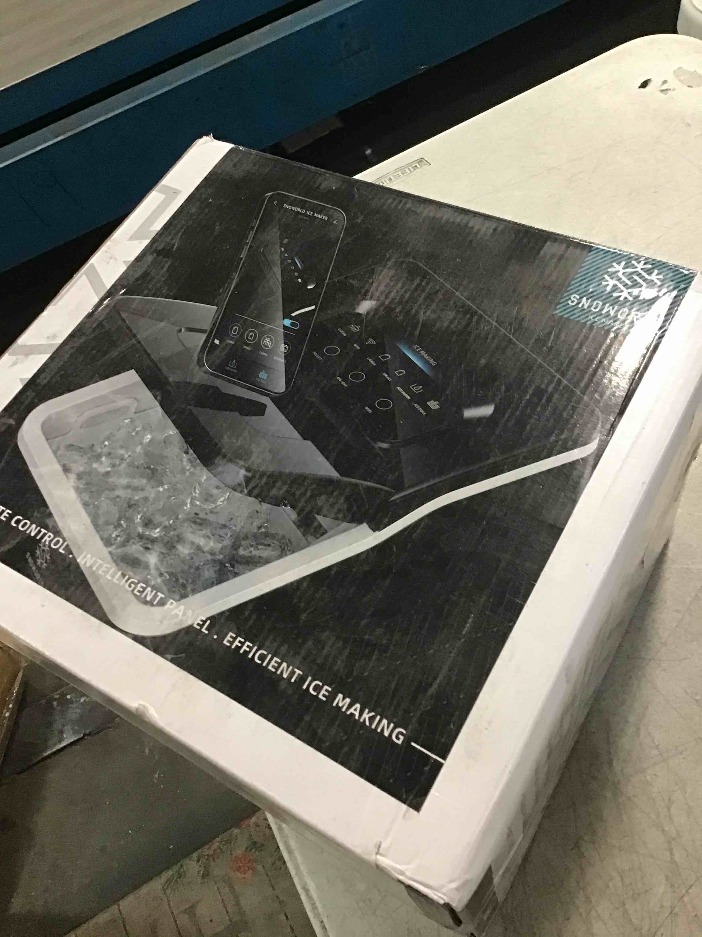 Snoworld Ice Maker Machine Countertop, with App Remote Control and Self