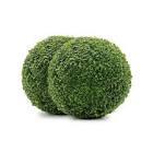 dray artificial boxwood balls 13 inch 