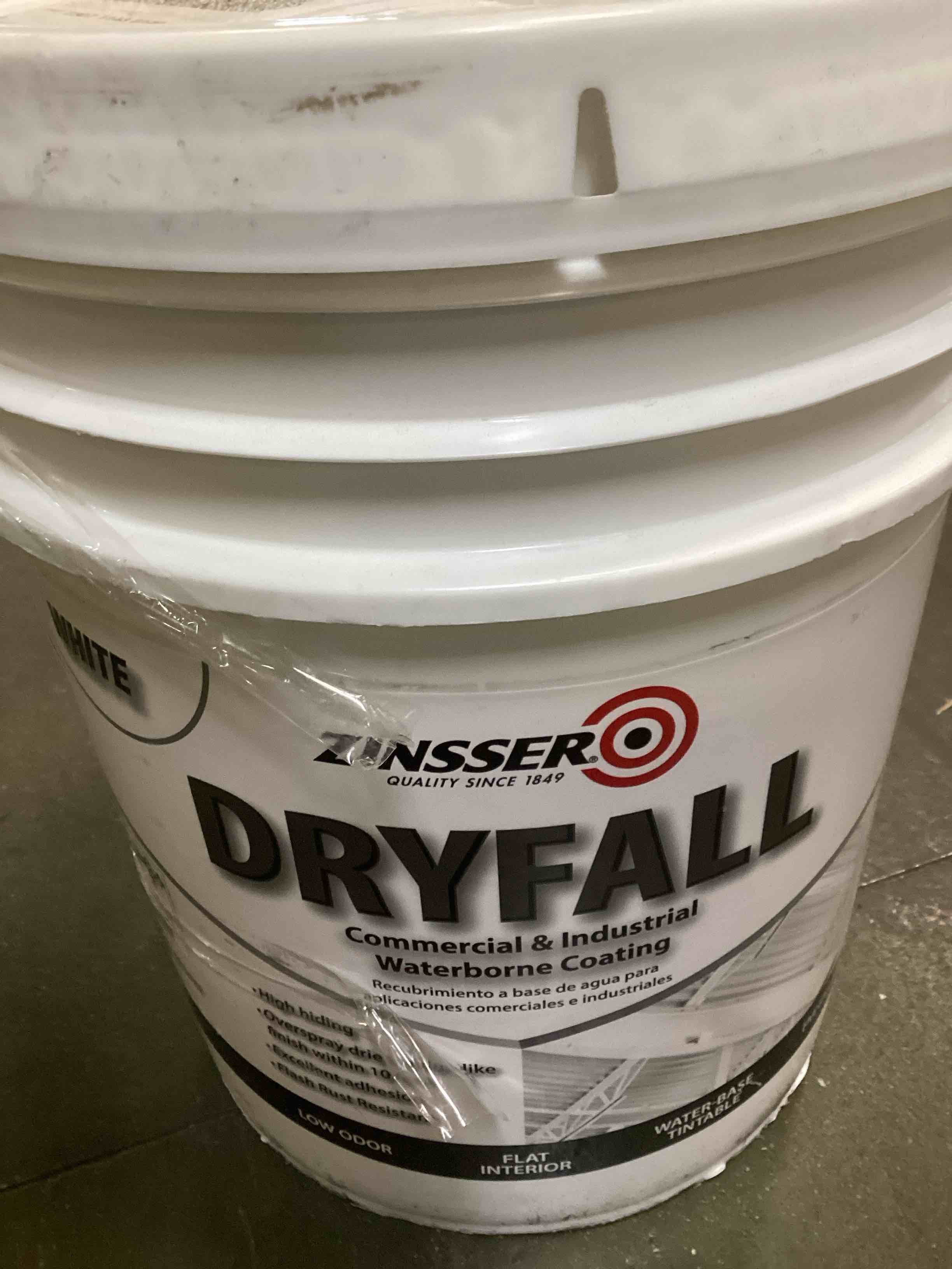Zinsser 265578 5 gal Waterbourne Dryfall Coating White