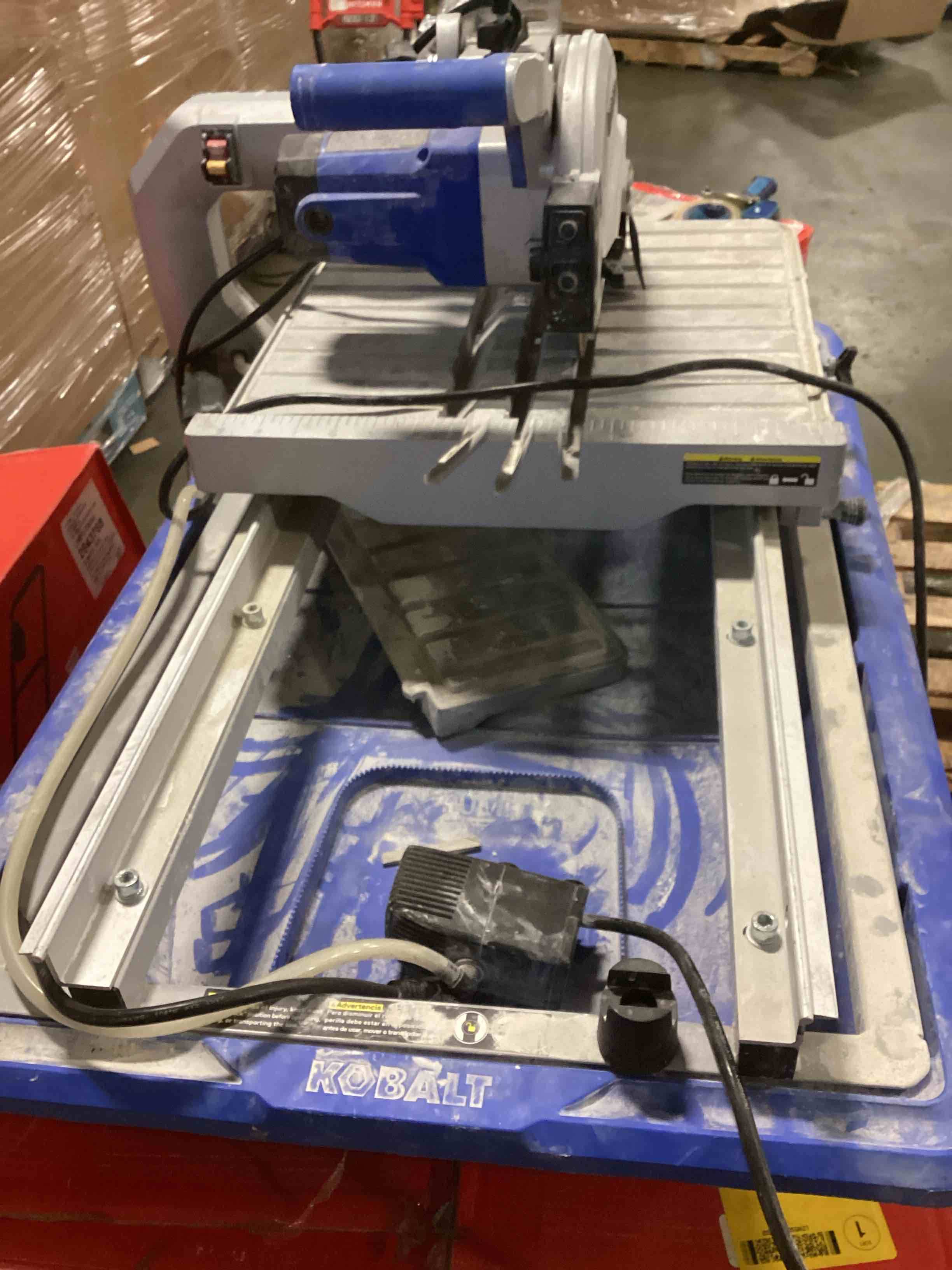 Kobalt Corded Wet Sliding Table Tile Saw