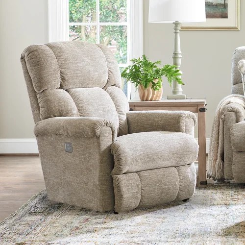 LA-Z-BOY DOVE AND ANTIQUE ROCKER RECLINER