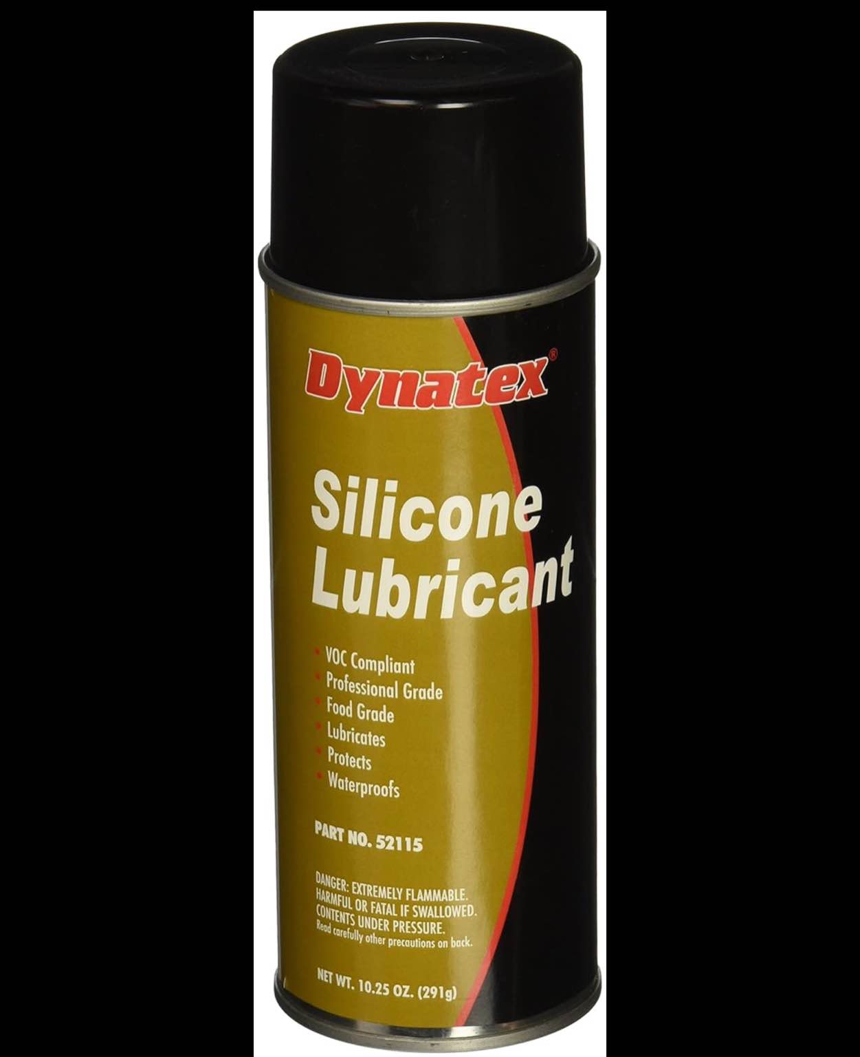52115 Silicone Lubricant Spray, 10.25 oz Aerosol Can, Clear