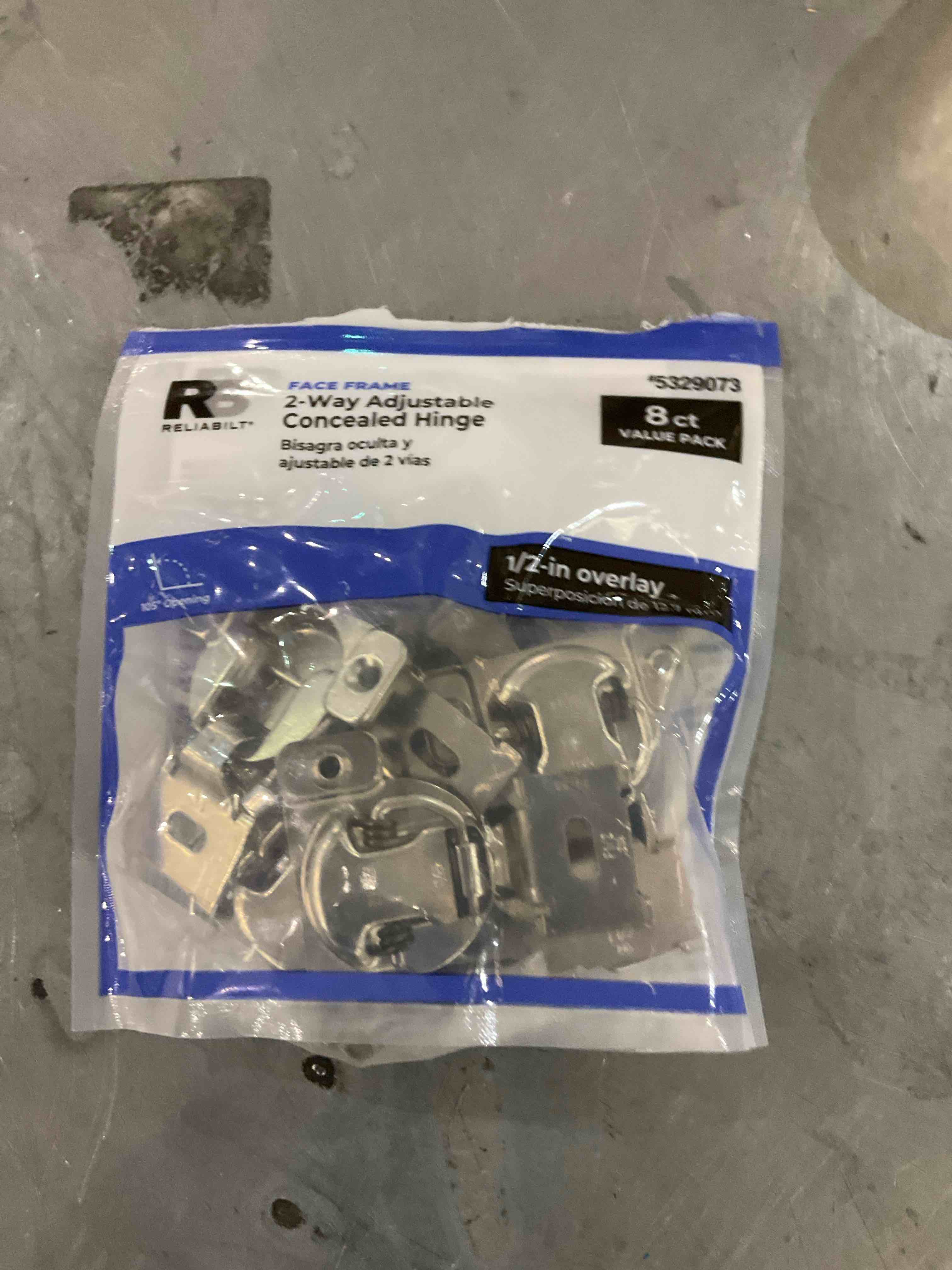 face frame 2-way adjustable concealed hinge