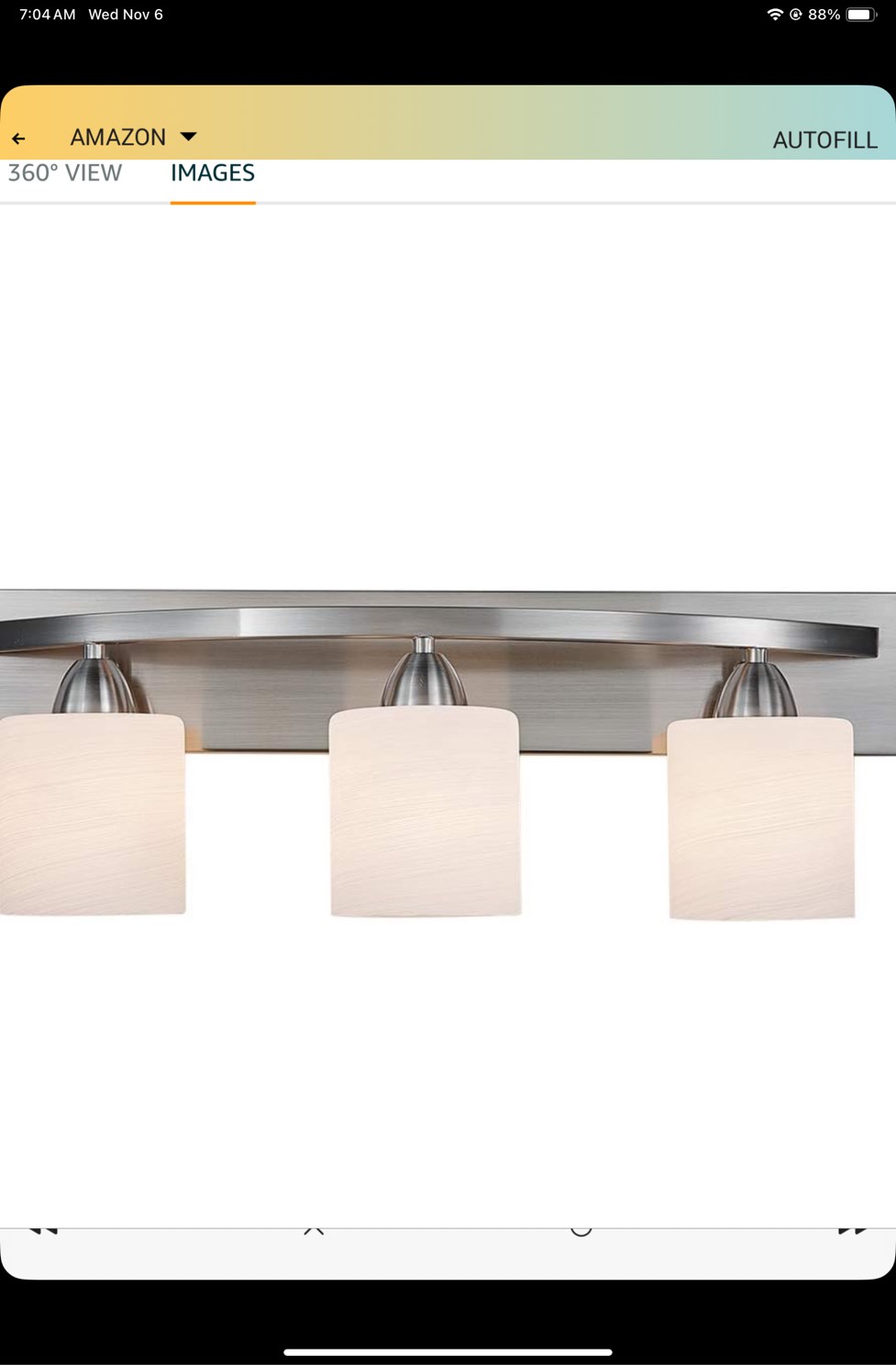 Allen + Roth Tracey 3 light vanity bar