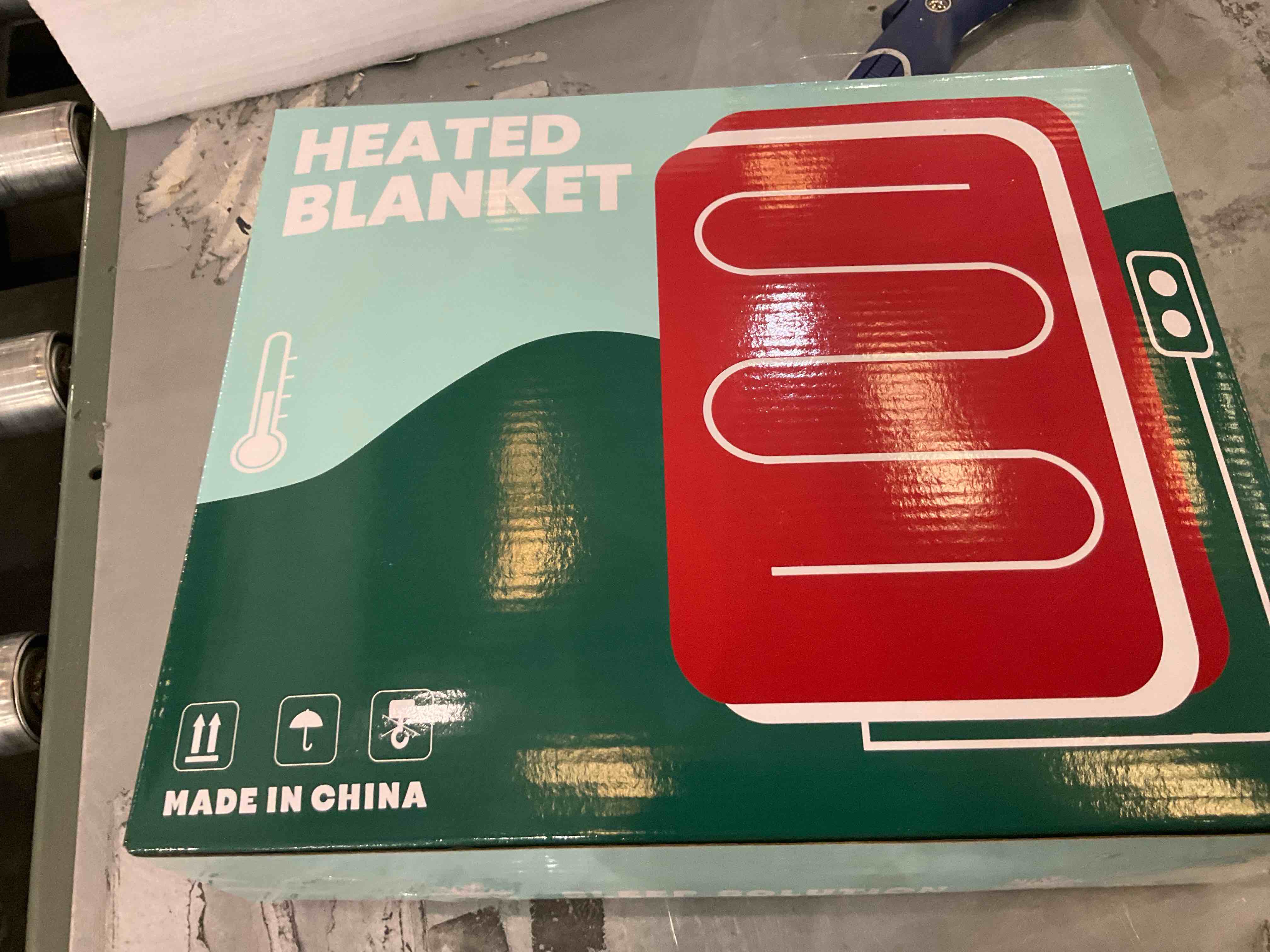 christmas heated blanket 