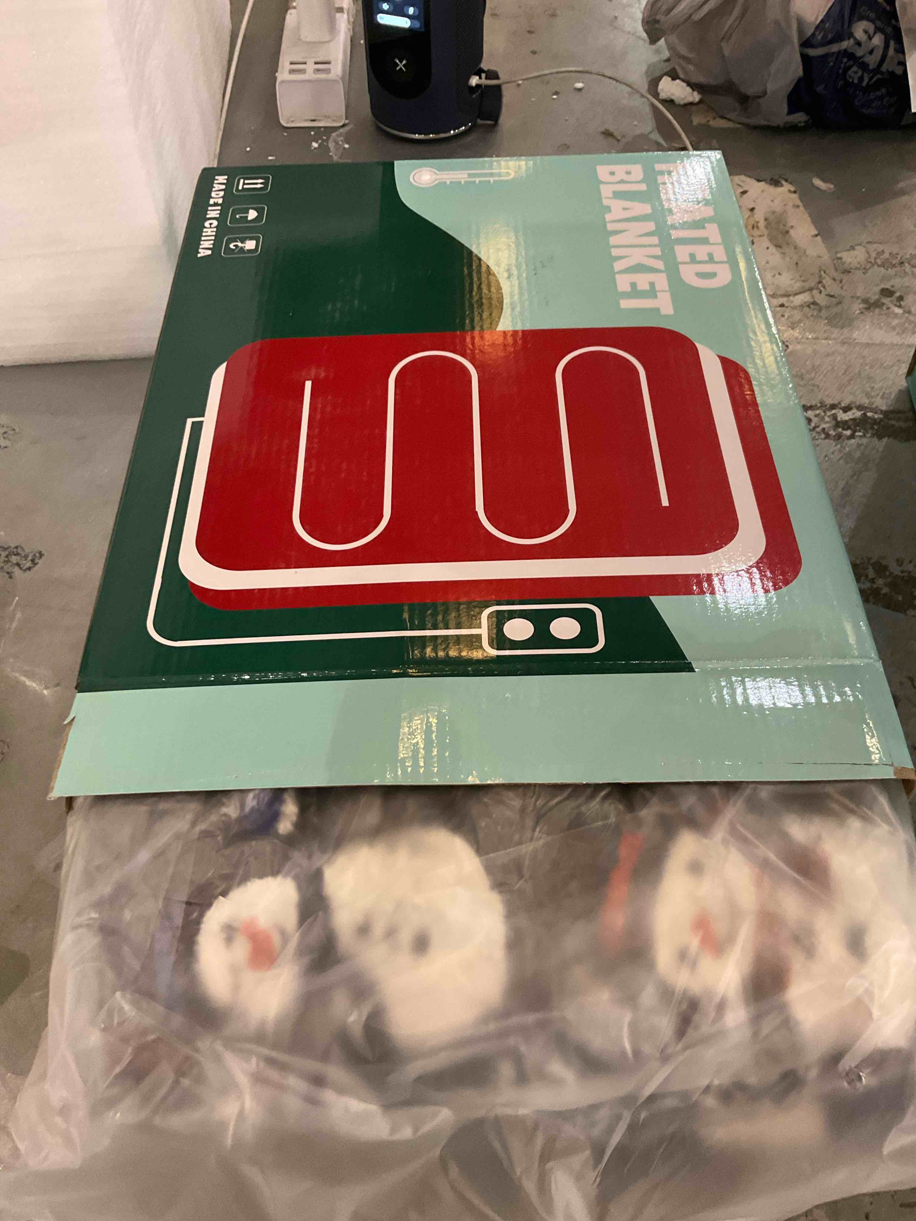 christmas heated blanket