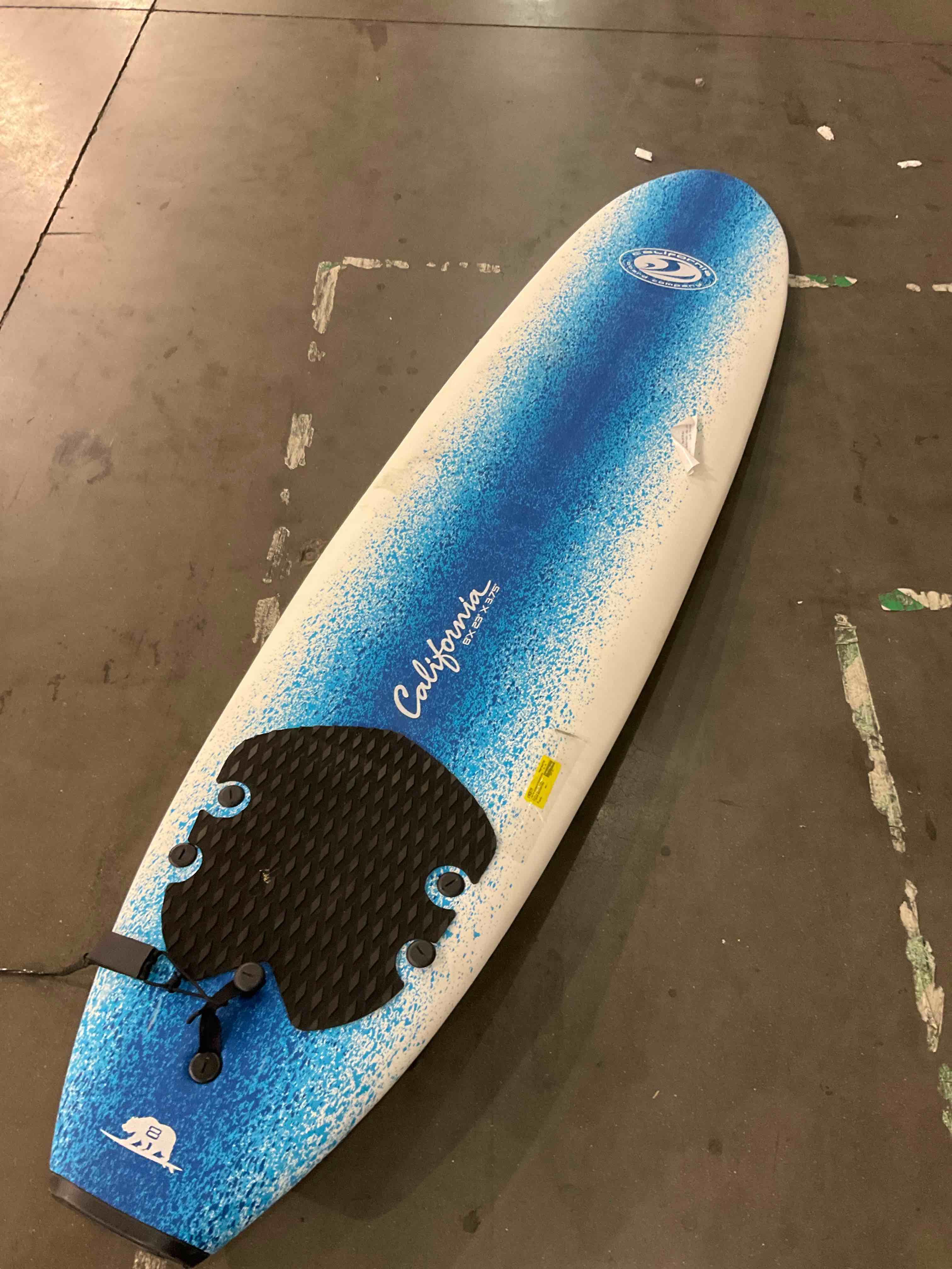 california 8'x 23 x 3.75