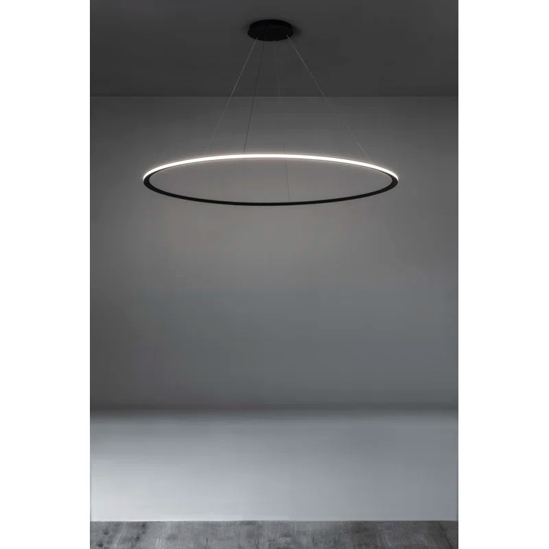 ( different color ) Circular 1 - Light Unique Wagon Wheel LED Chandelier