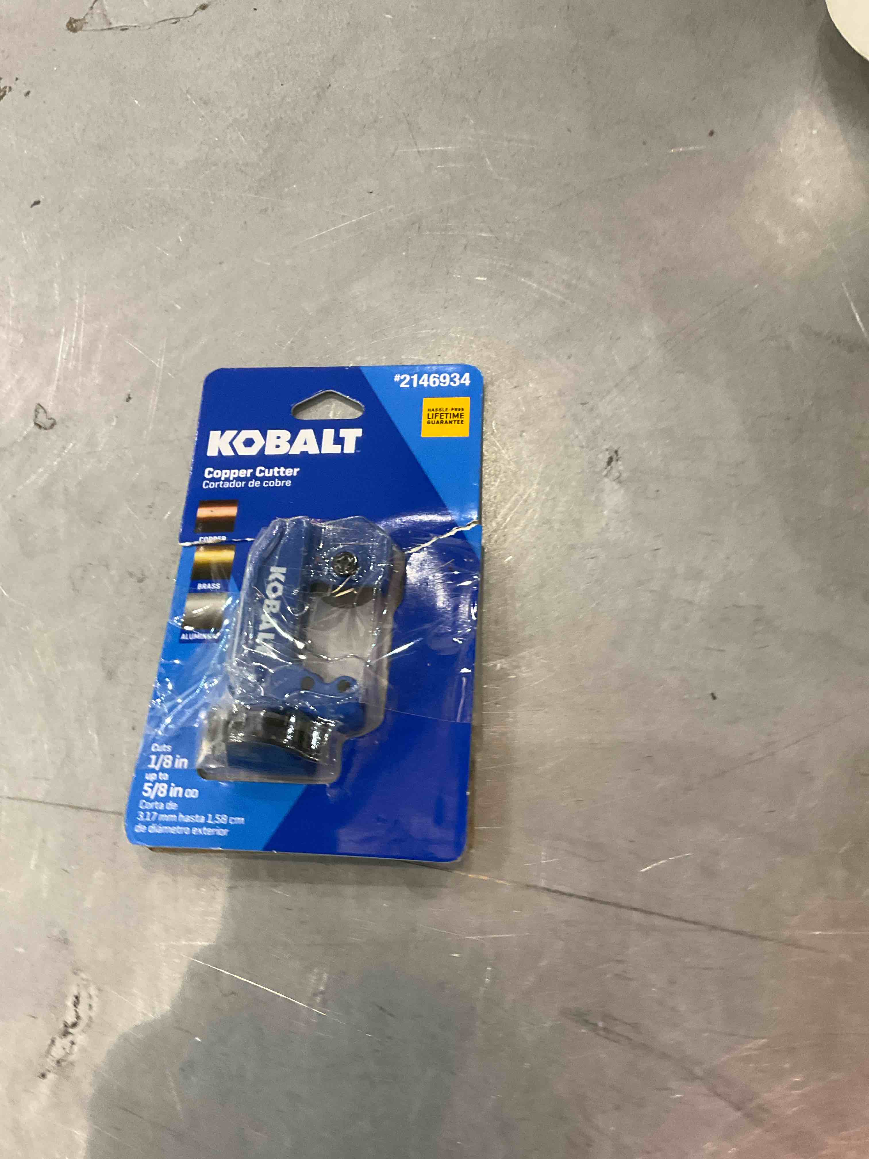 kobalt copper cutterKobalt Enclosed Feed 1-1/8-in Copper Tube Cutter