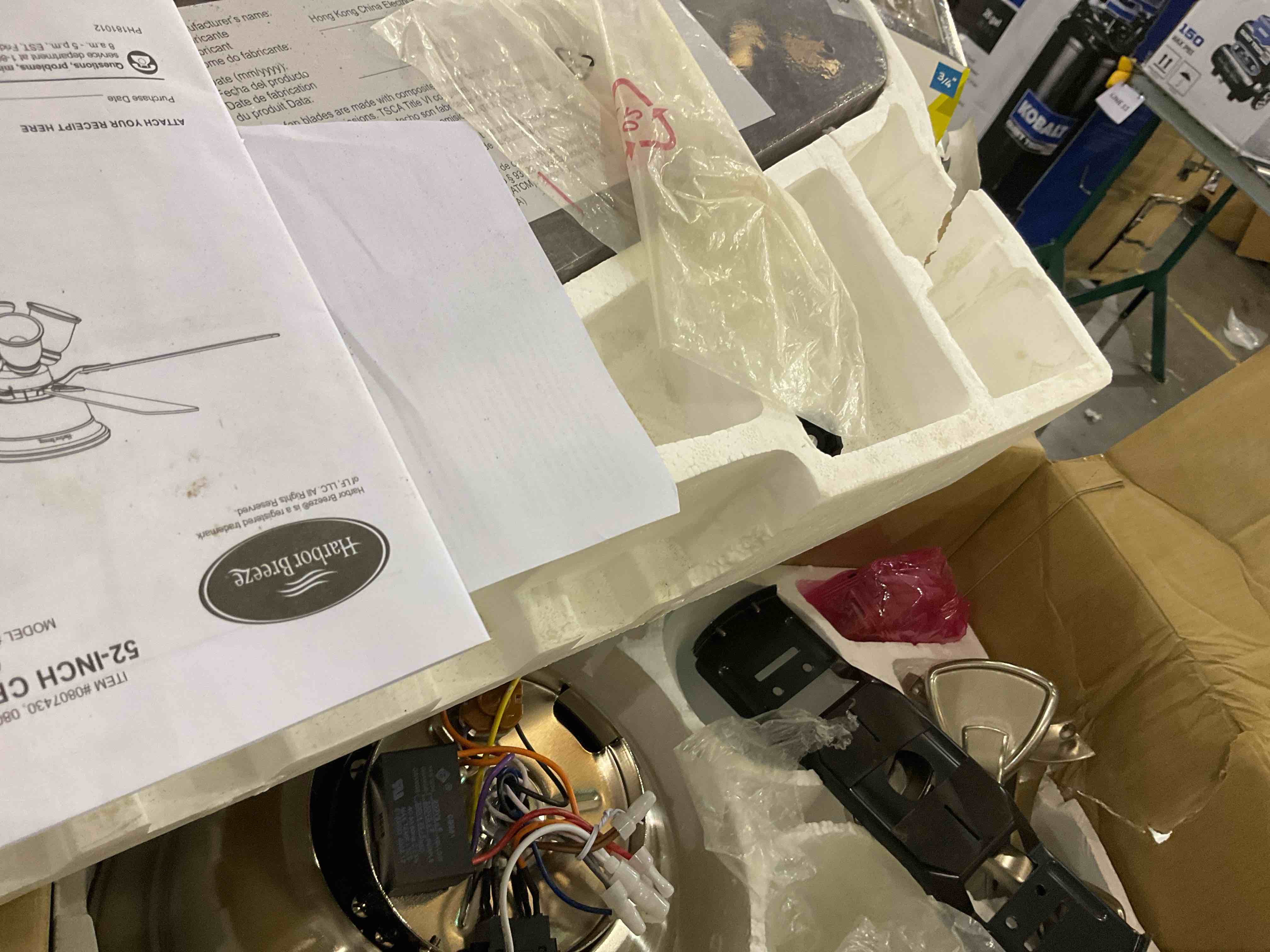 Harbor Breeze Lansing 42-in Brushed Nickel Indoor Downrod Mount Ceiling Fan with Light Kit