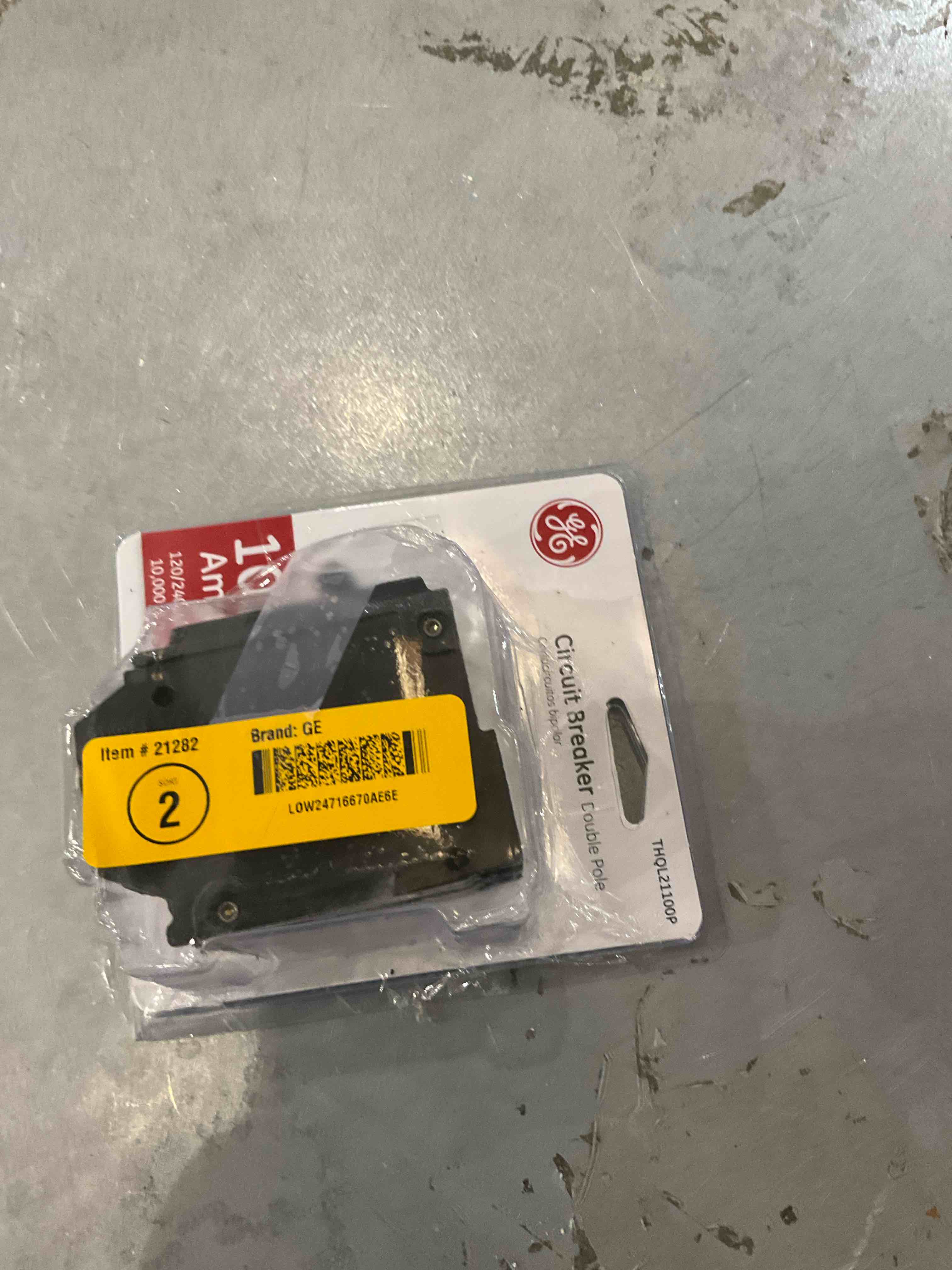 GE Energy Industrial Solutions TV205232 GE 100A 2Pole Breaker